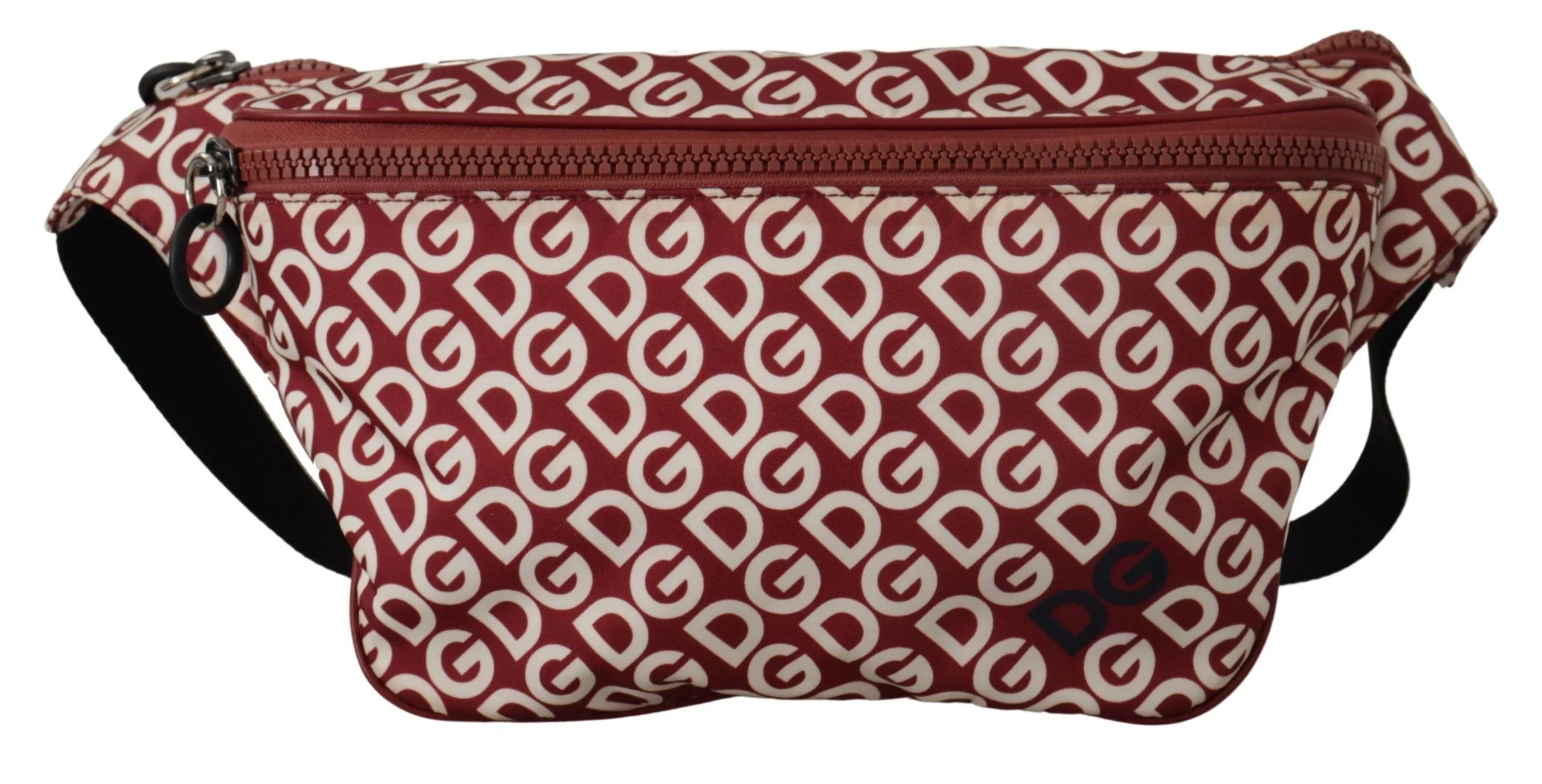 Dolce & Gabbana Men's Glamorous Red Logo Waist Bag Fanny Pack