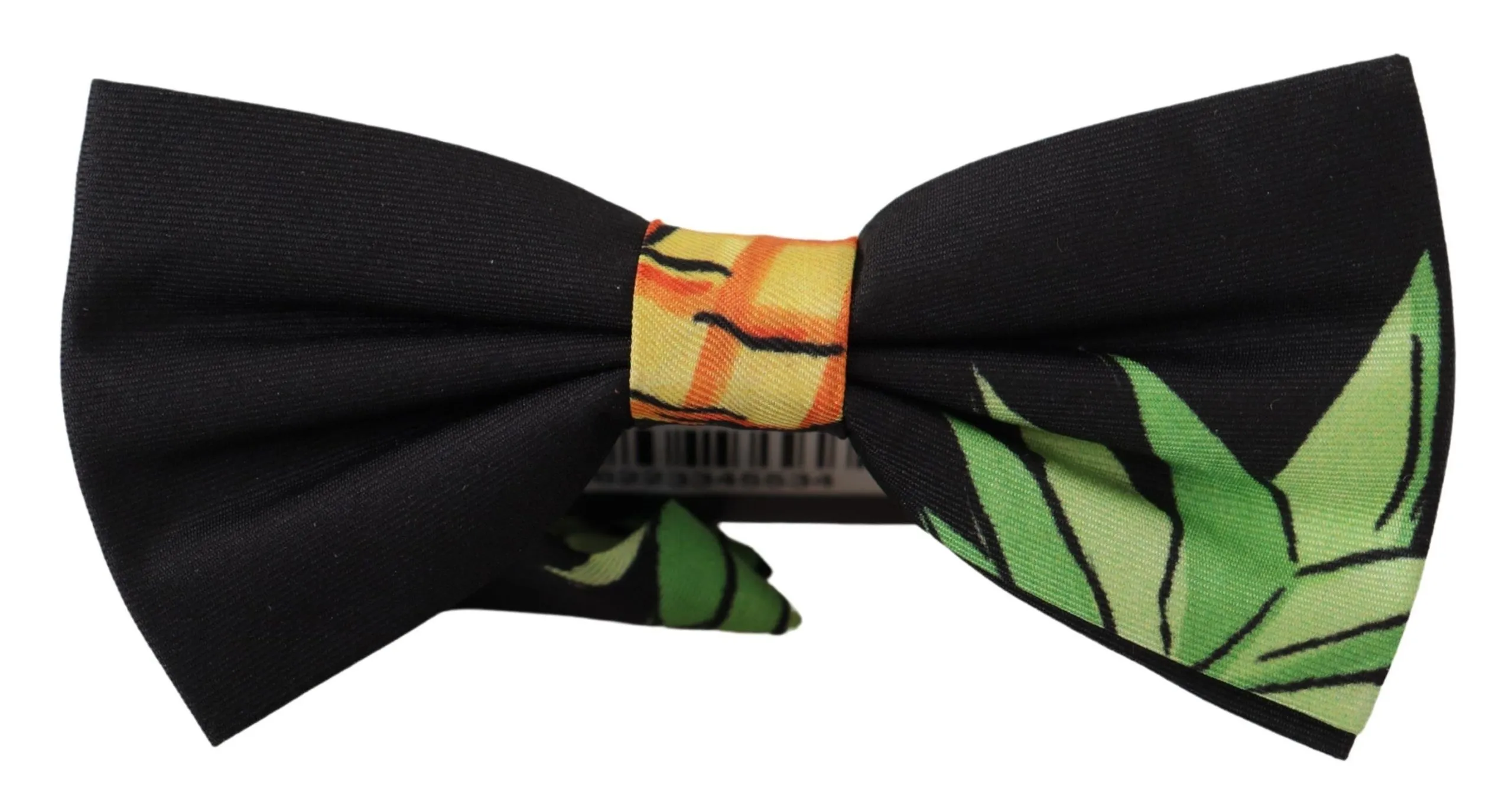 Dolce & Gabbana Men's Elegant Black Silk Bow Tie