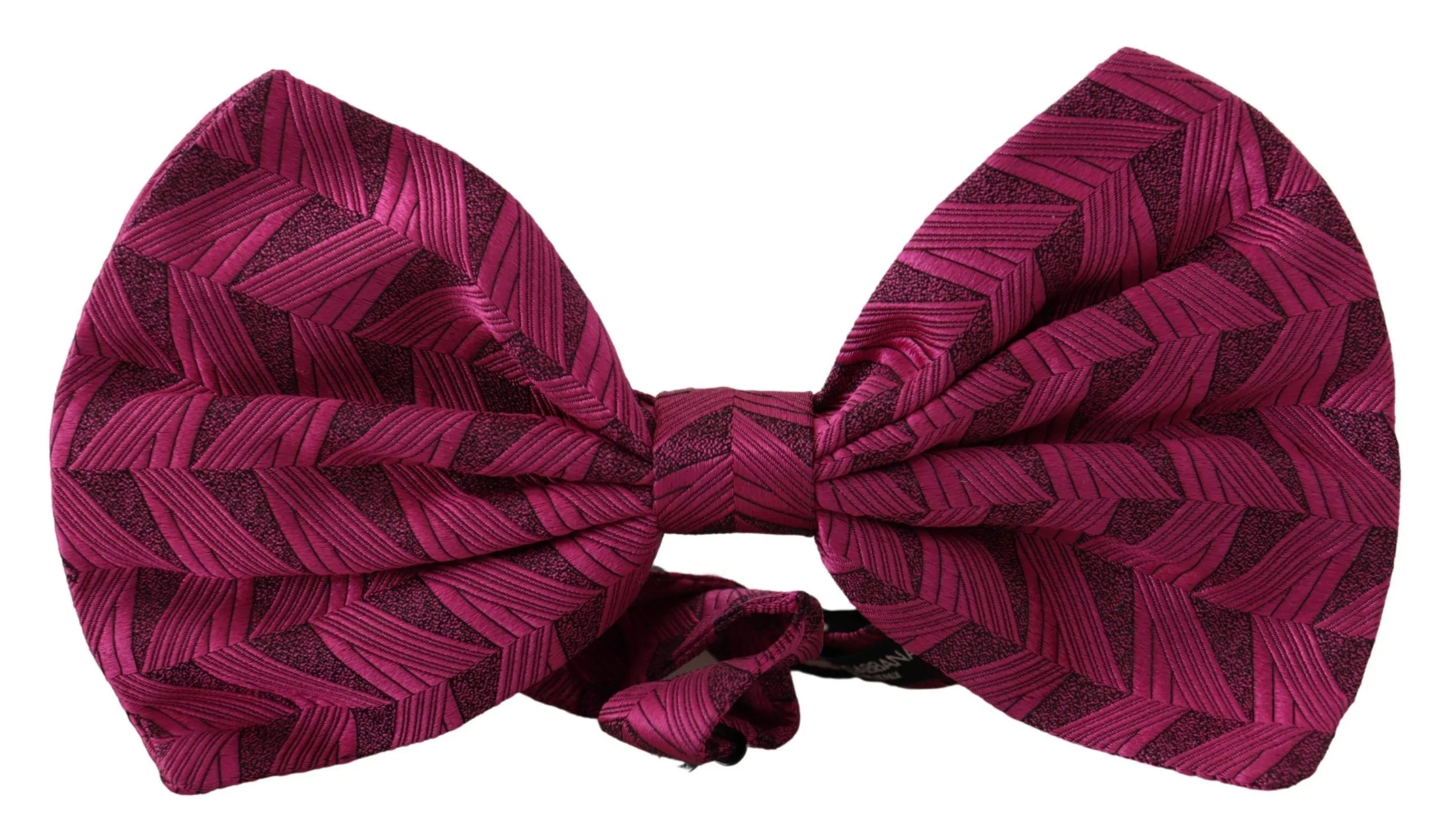 Dolce & Gabbana Men's Elegant Pink Silk Bow Tie