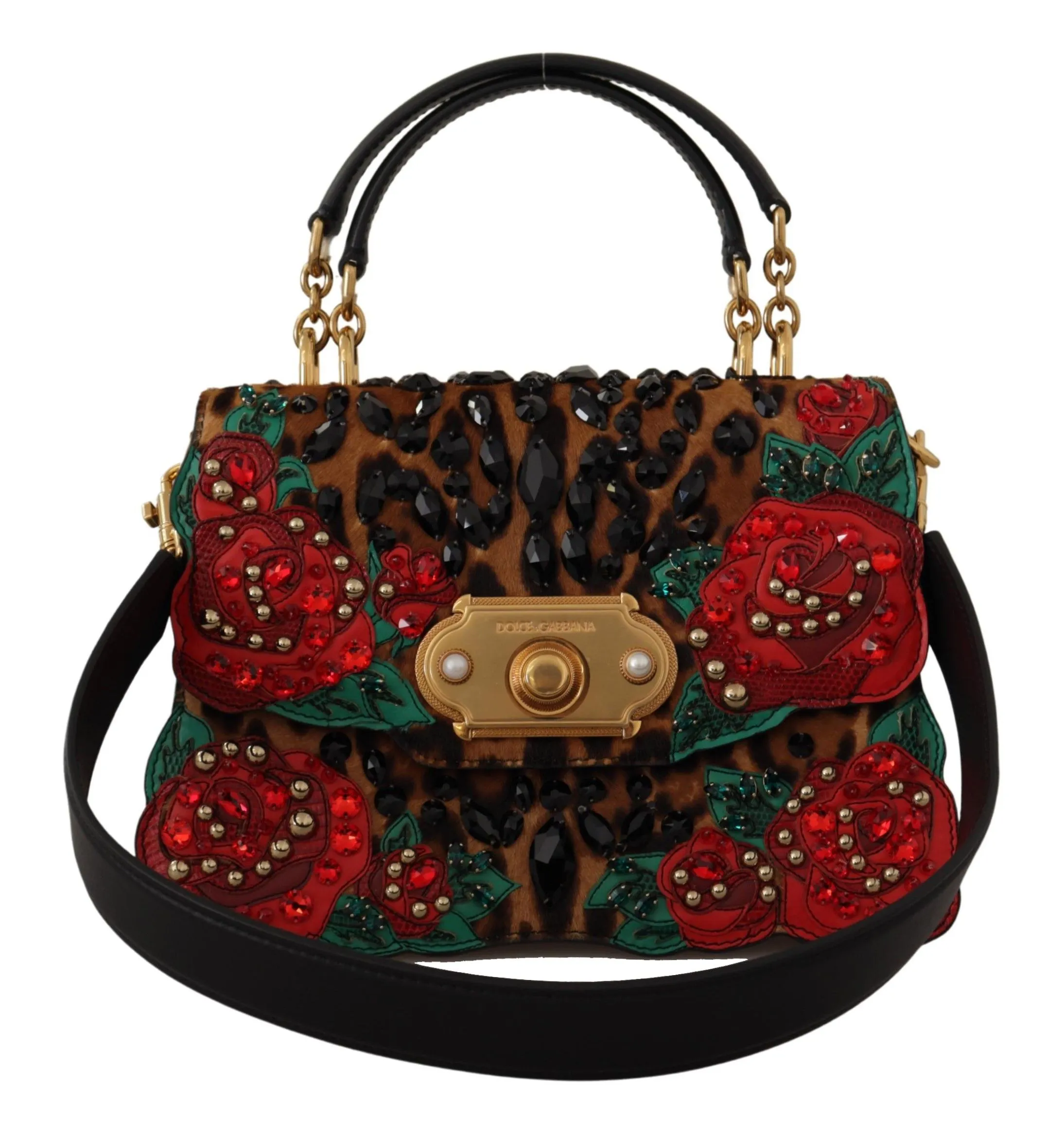 Dolce & Gabbana Women's Exquisite Welcome Leather Shoulder Bag