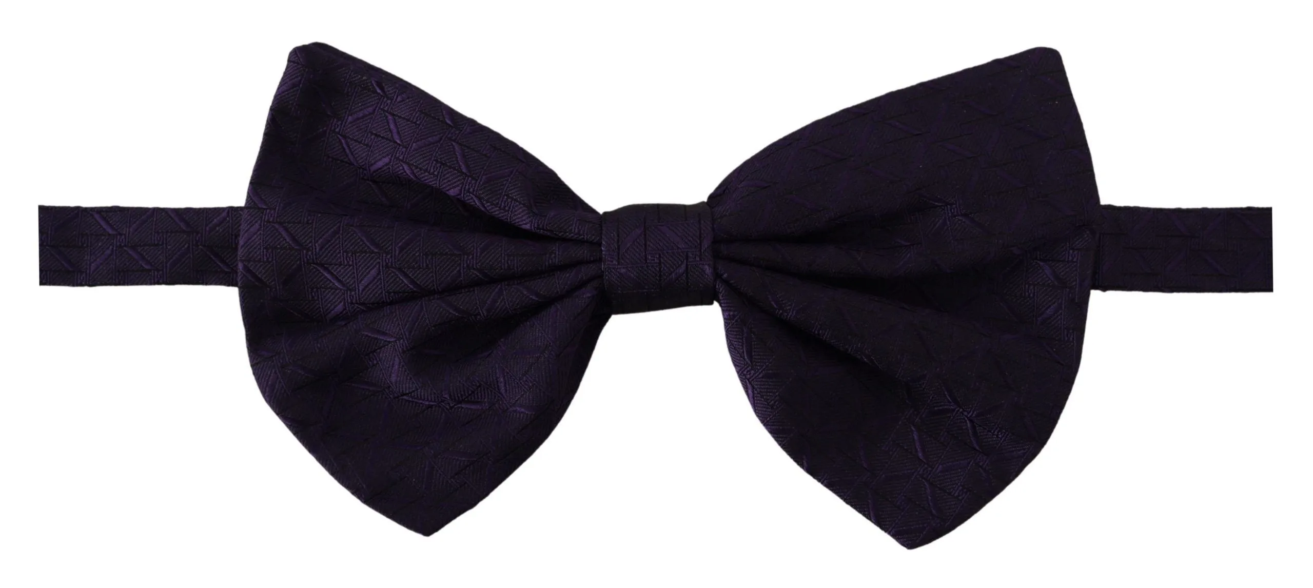 Dolce & Gabbana Men's Elegant Blue Silk Bow Tie