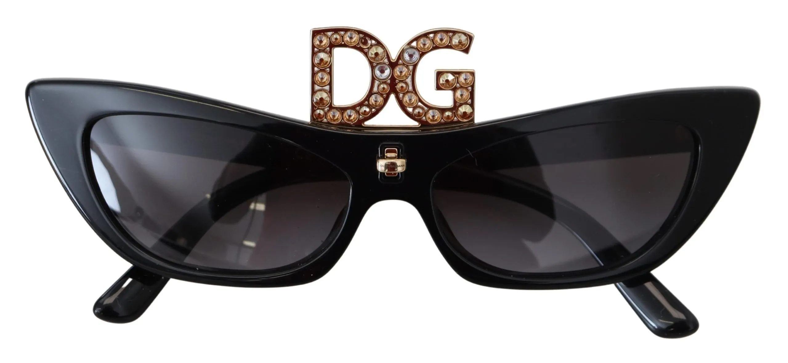 Dolce & Gabbana Women's Chic Crystal-Embellished Cat Eye Sunglasses