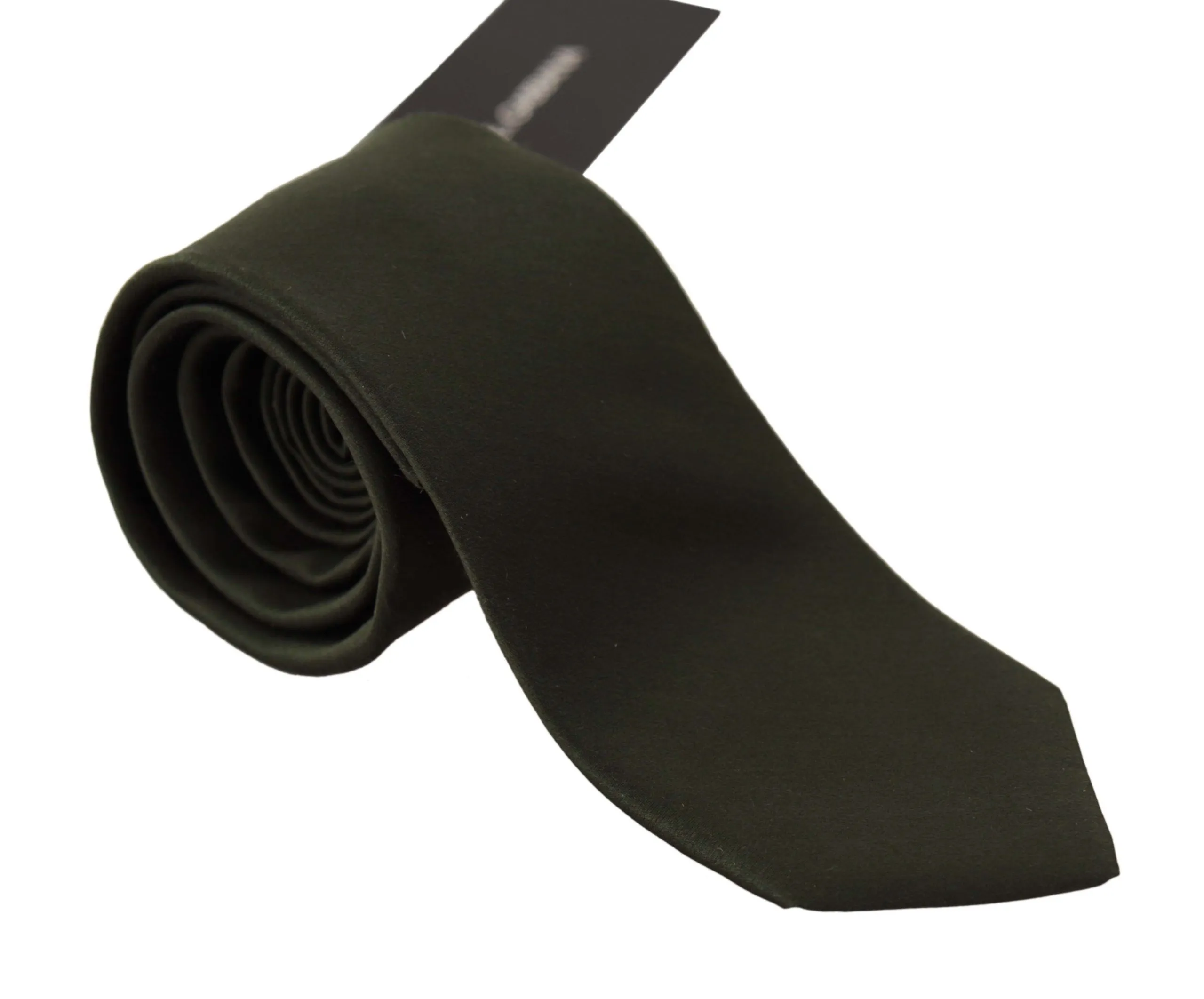 Dolce & Gabbana Men's Elegant Green Silk Bow Tie