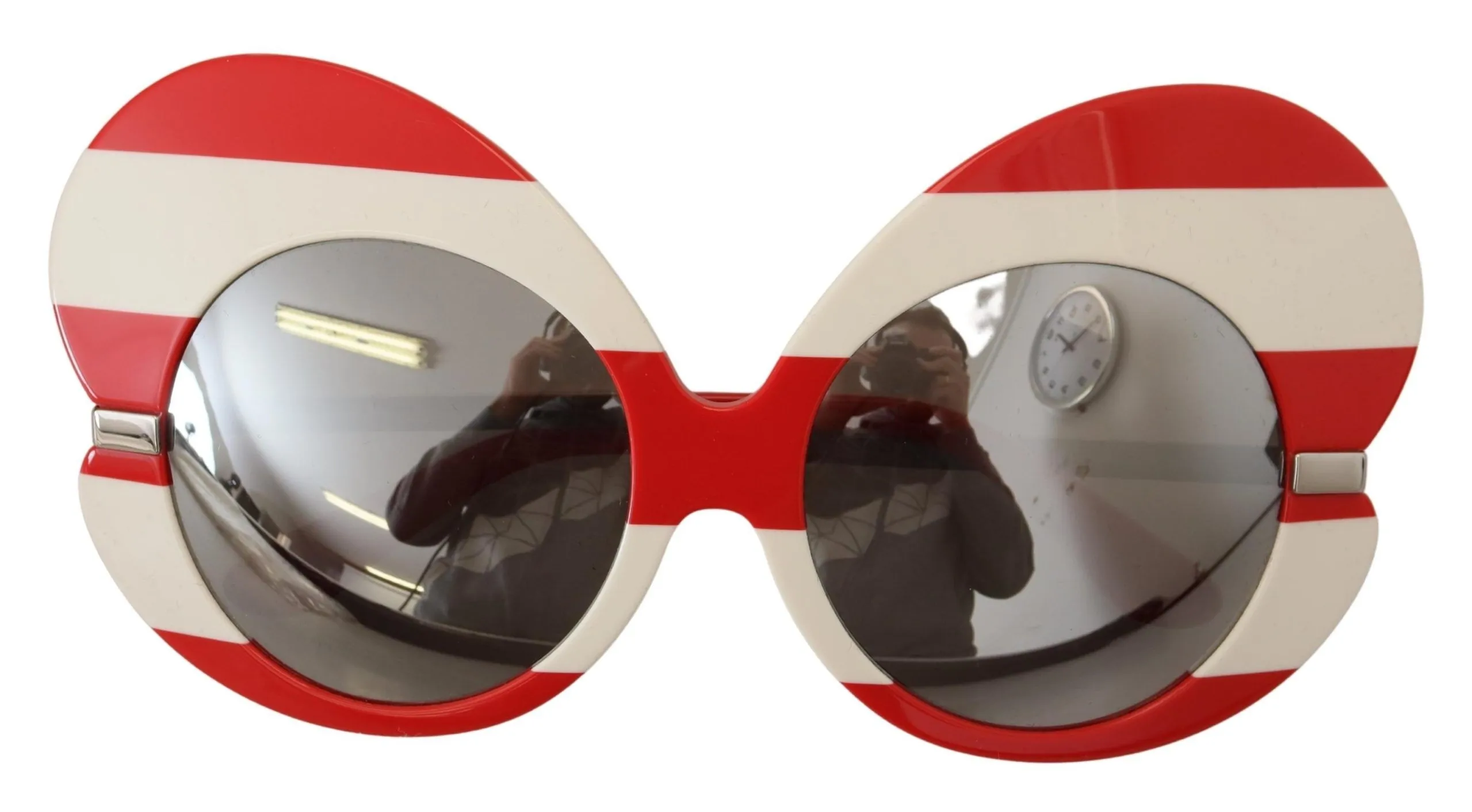 Dolce & Gabbana Women's Butterfly Striped Chic Sunglasses