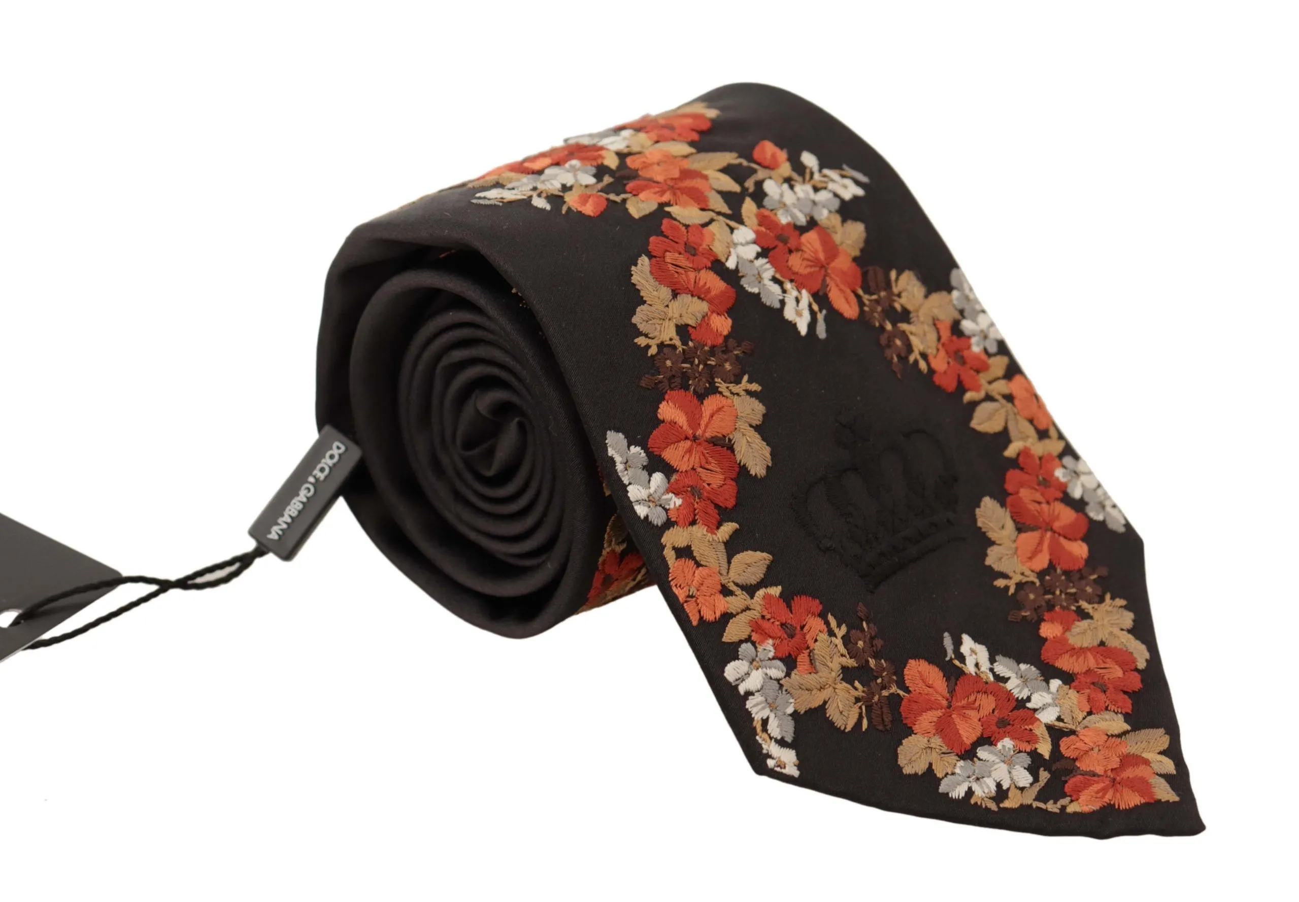Dolce & Gabbana Men's Elegant Silk Black Tie for Sophisticated Style