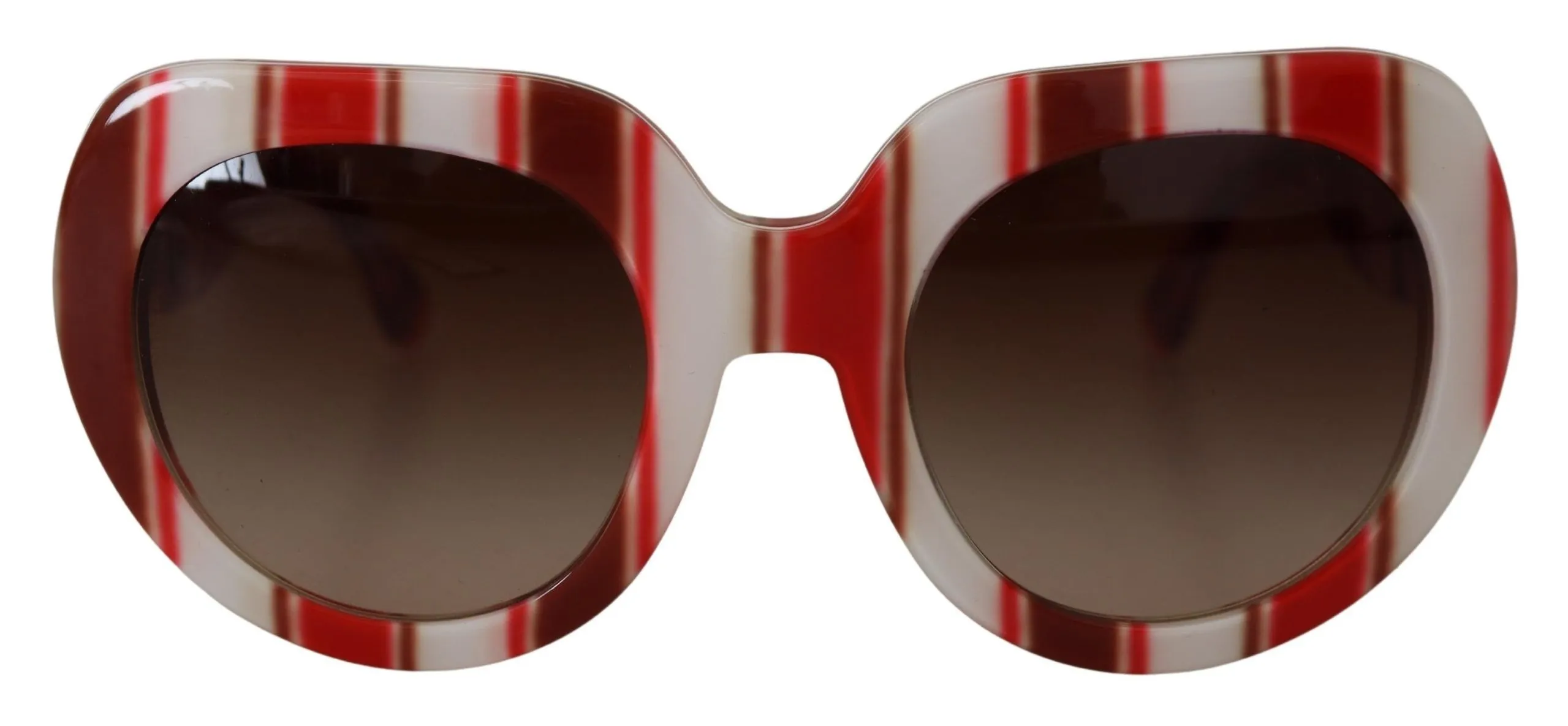 Dolce & Gabbana Women's Chic Oversized Striped Sunglasses