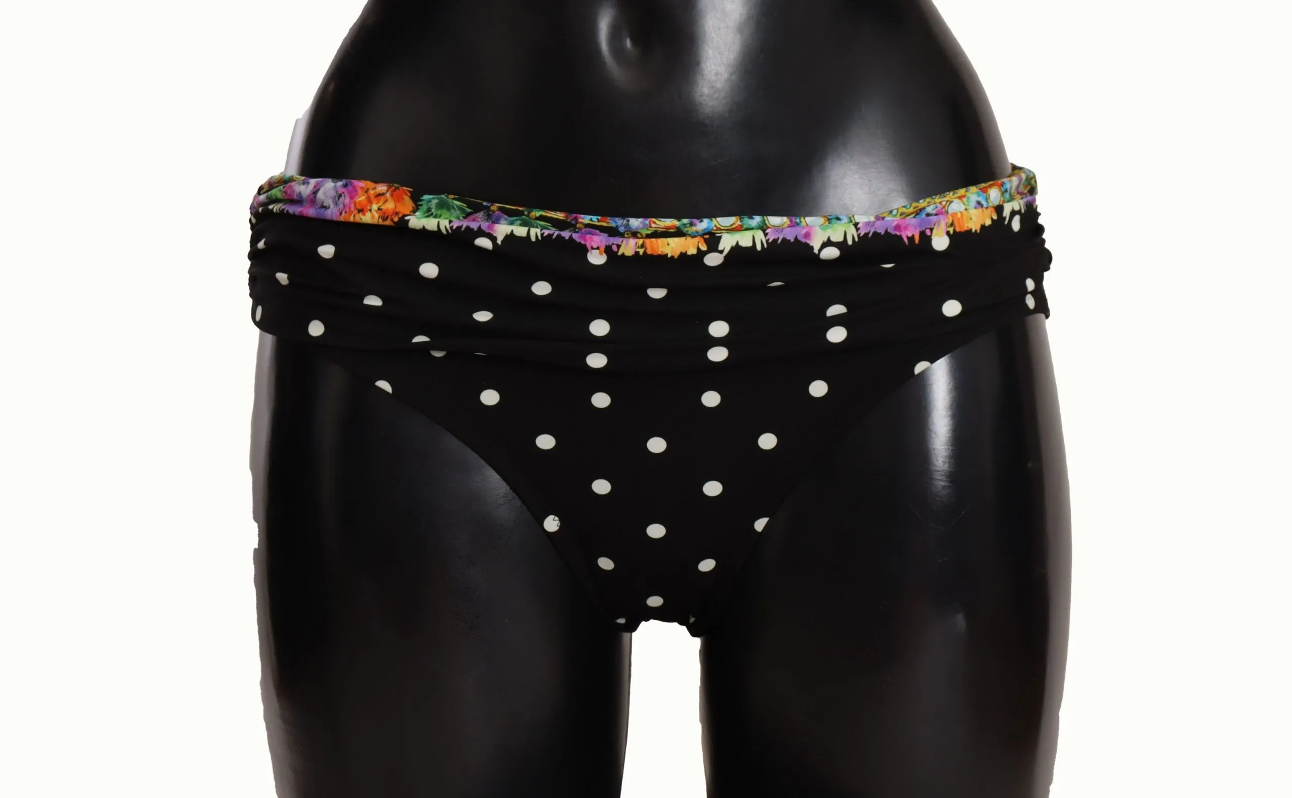 Dolce & Gabbana Women's Chic Polka Dot Bikini Bottom - Poolside Glamour