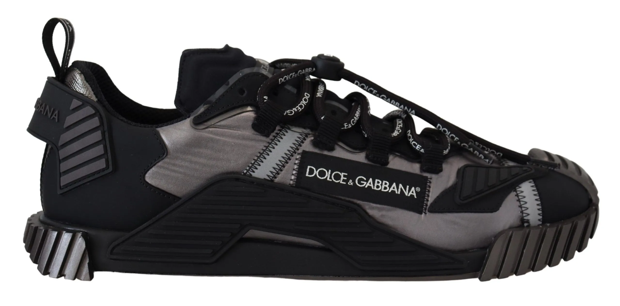 Dolce & Gabbana Men's Chic Black NS1 Lace-Up Sneakers