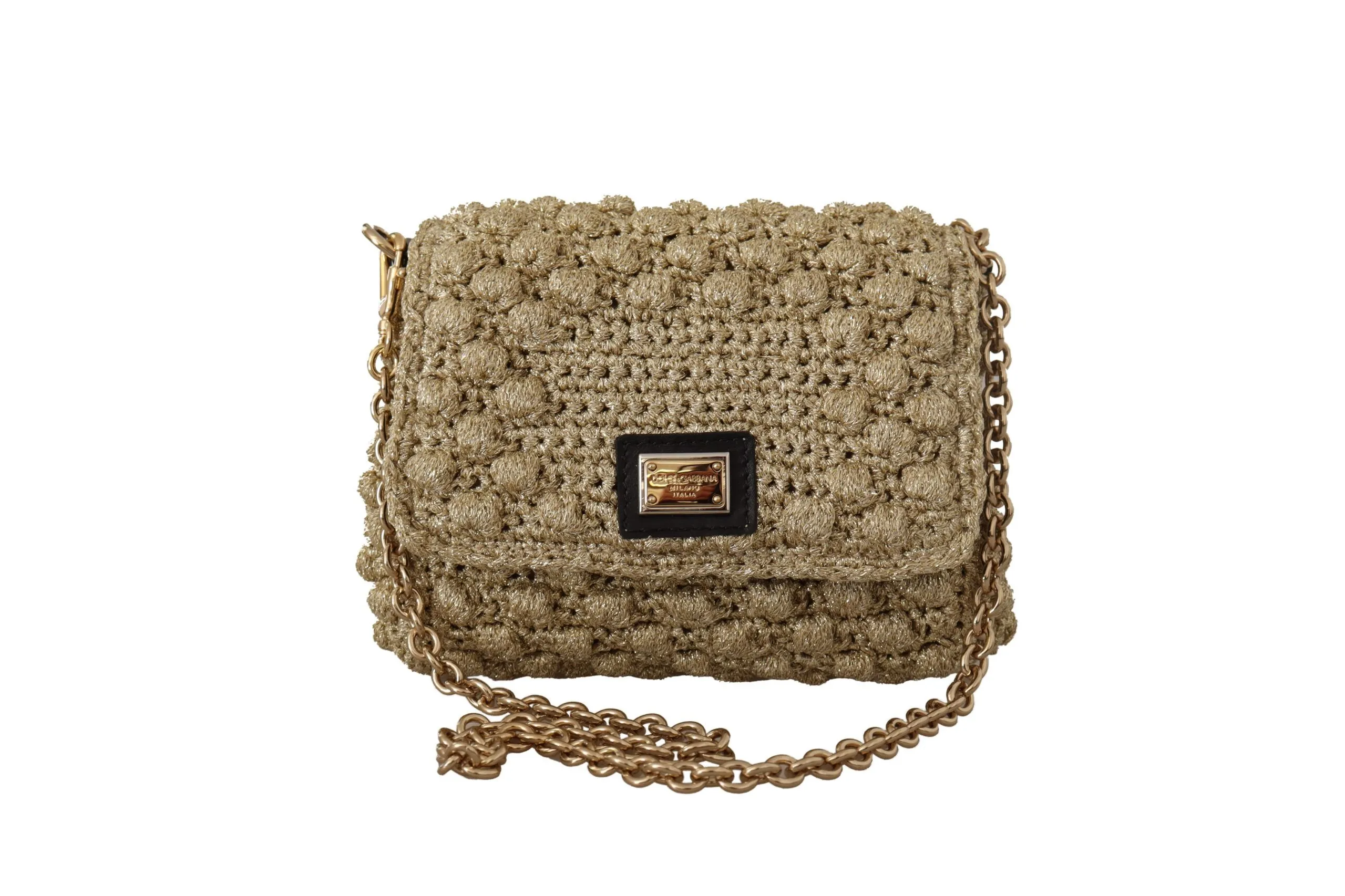Dolce & Gabbana Women's Elegant Gold Evening Clutch