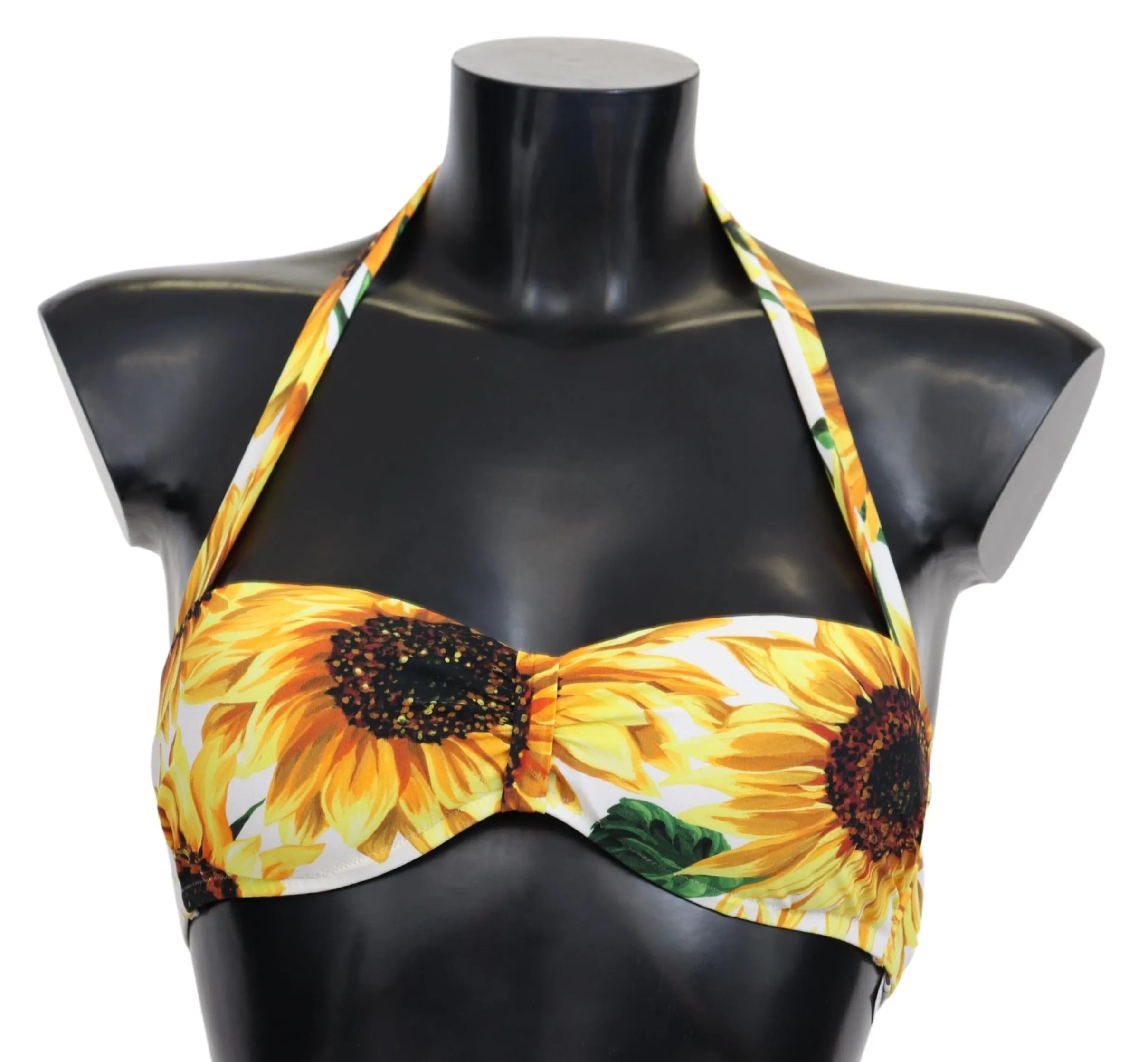 Dolce & Gabbana Women's Sunflower Print Bikini Top
