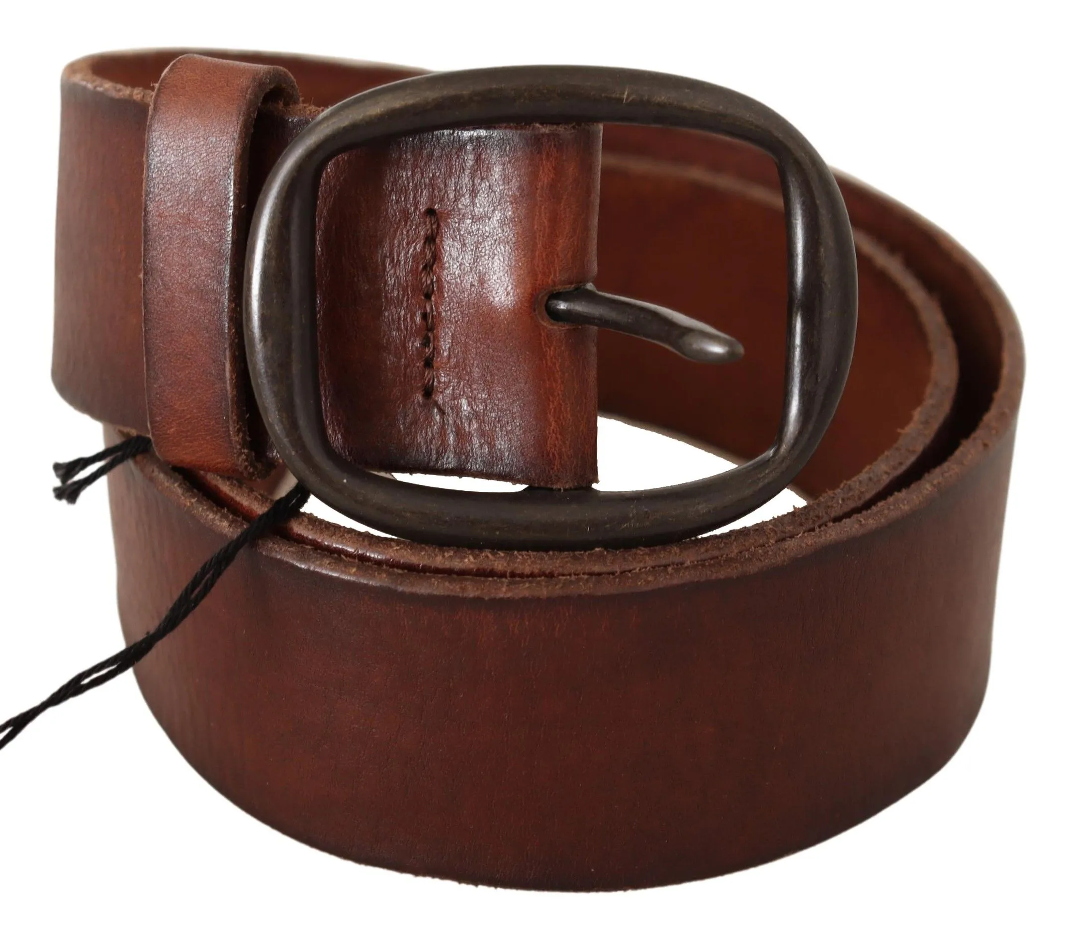 PLEIN SUD Women's Chic Genuine Leather Waist Belt in Brown