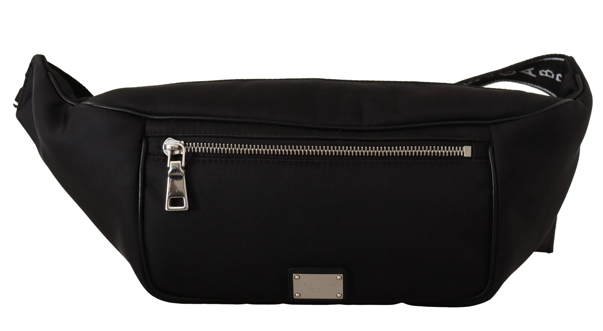 Dolce & Gabbana Men's Elegant Black Waist Belt Bag