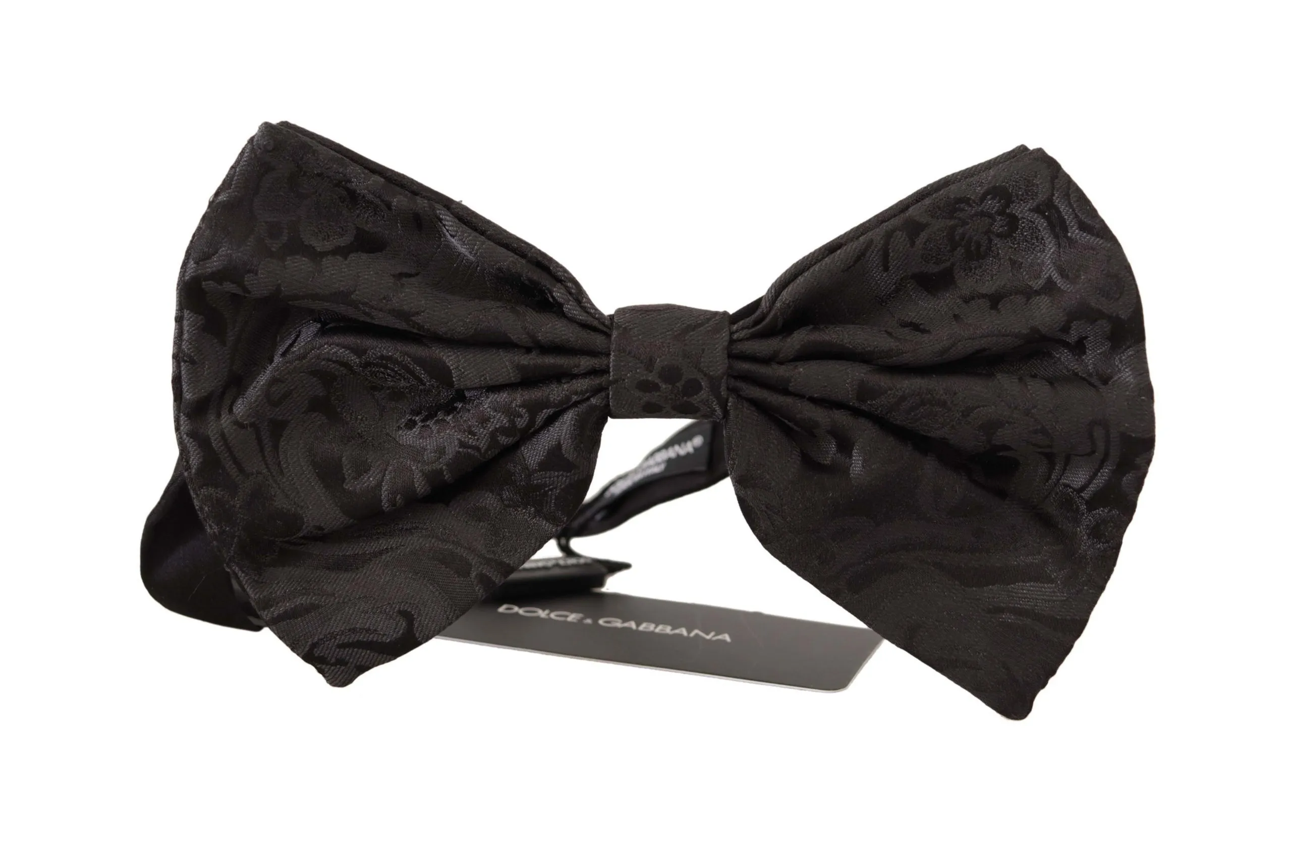 Dolce & Gabbana Men's Elegant Silk Maroon Bow Tie