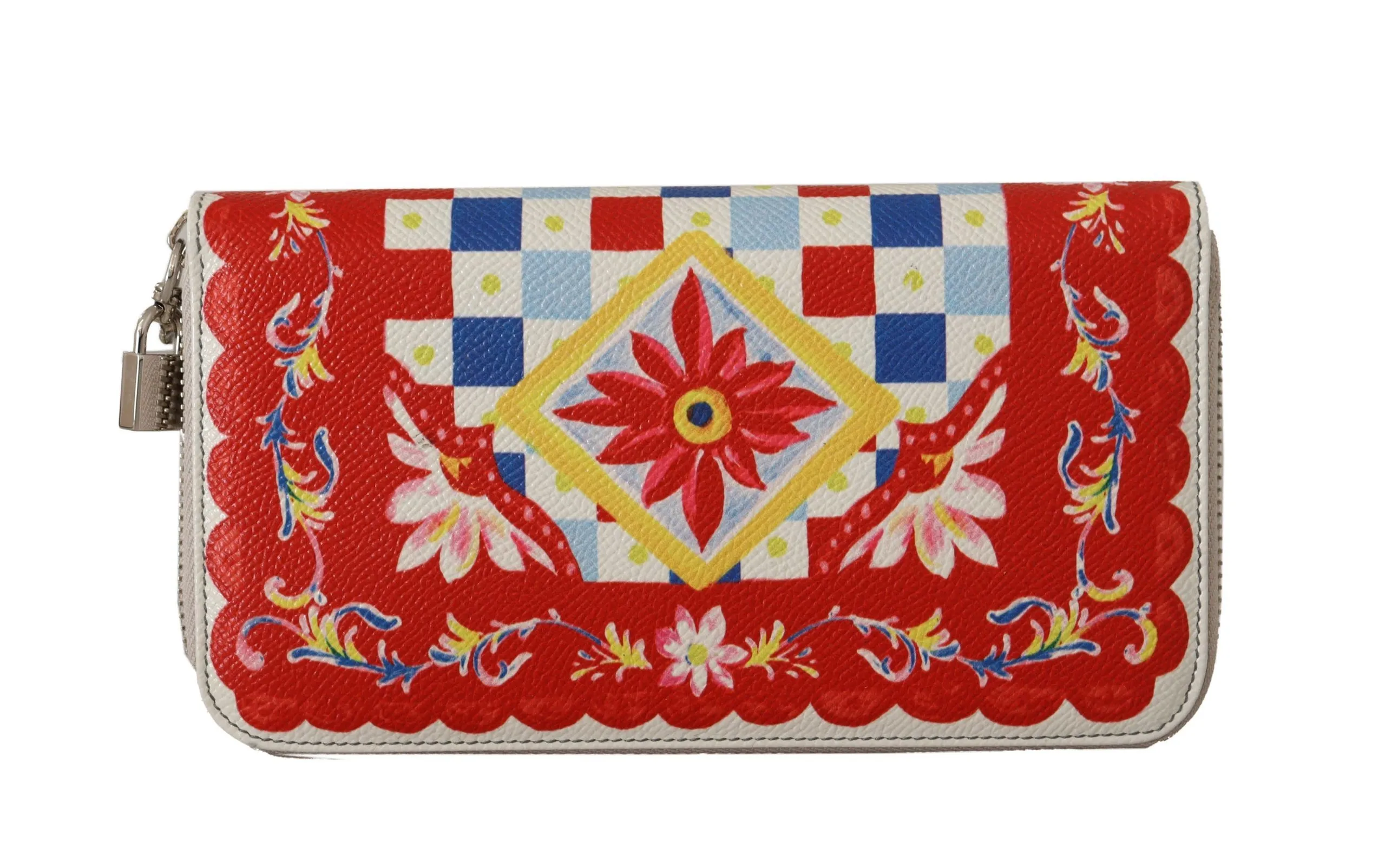 Dolce & Gabbana Women's Chic Carretto Print Leather Wallet