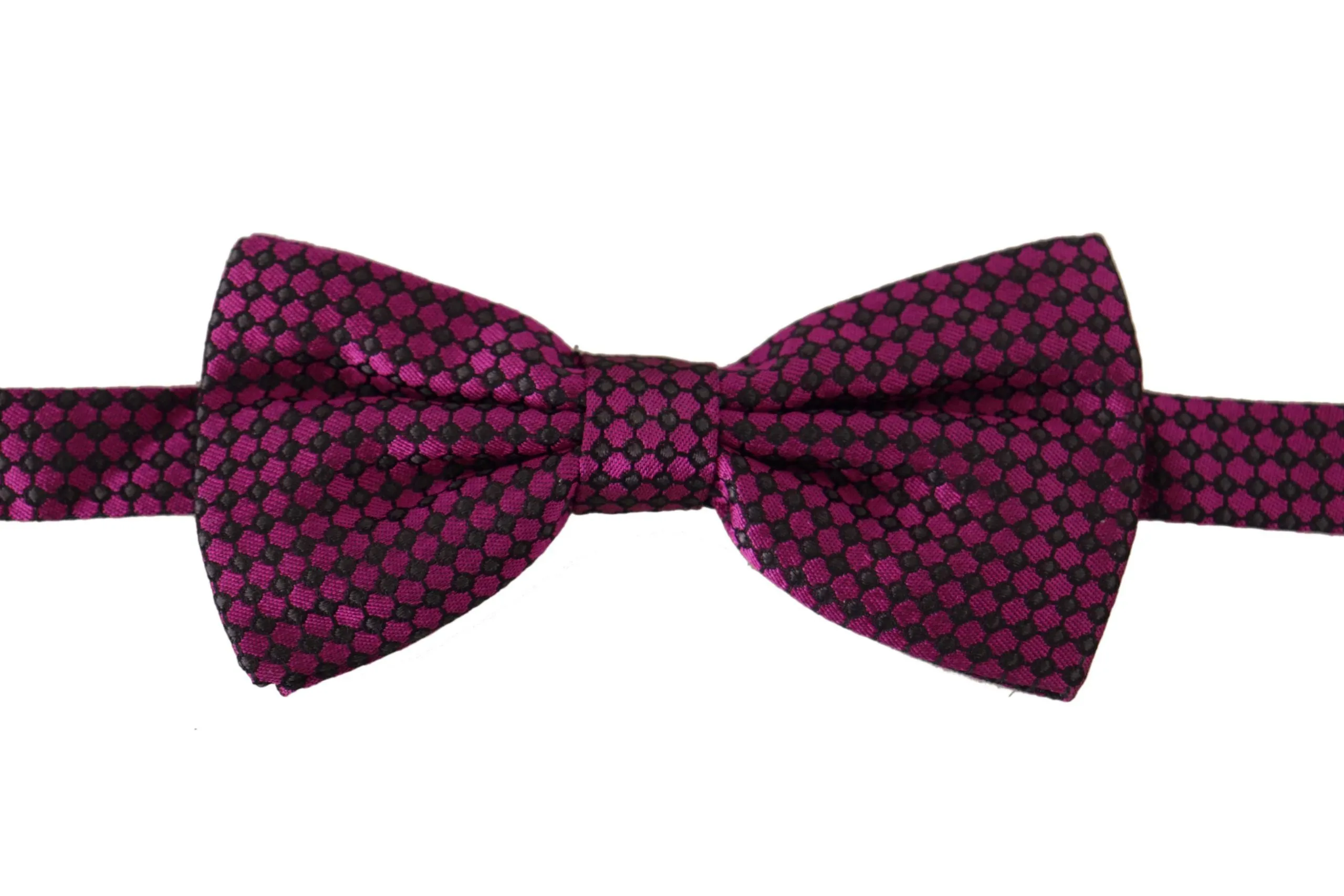 Dolce & Gabbana Men's Elegant Purple Silk Bow Tie