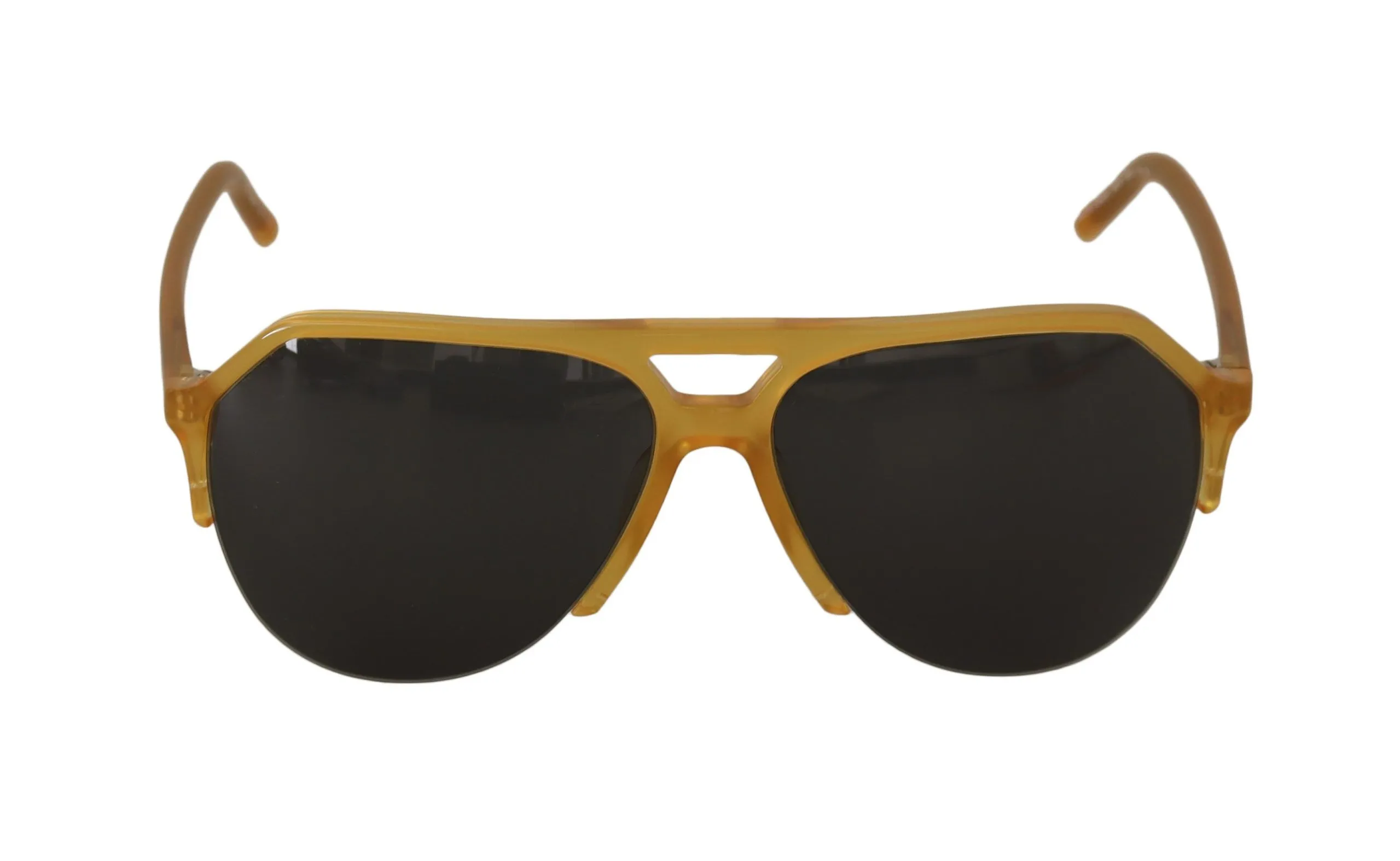 Dolce & Gabbana Men's Chic Semi Rimless Double Bridge Sunglasses