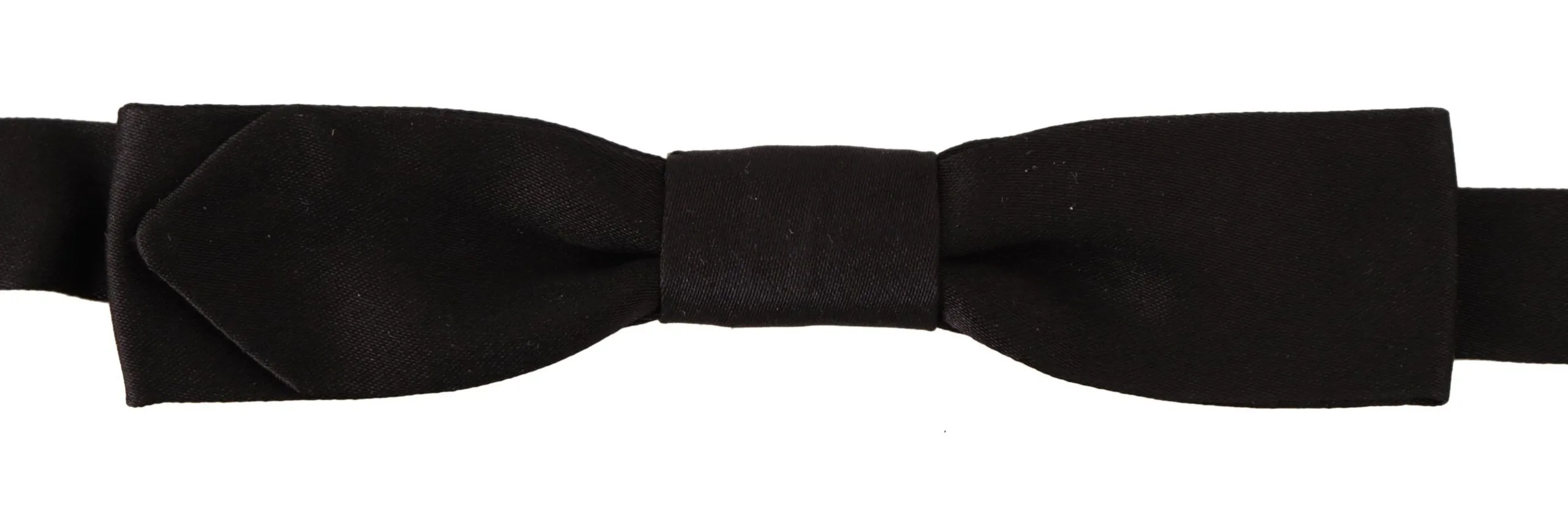 Dolce & Gabbana Men's Black Silk Elegant Bow Tie