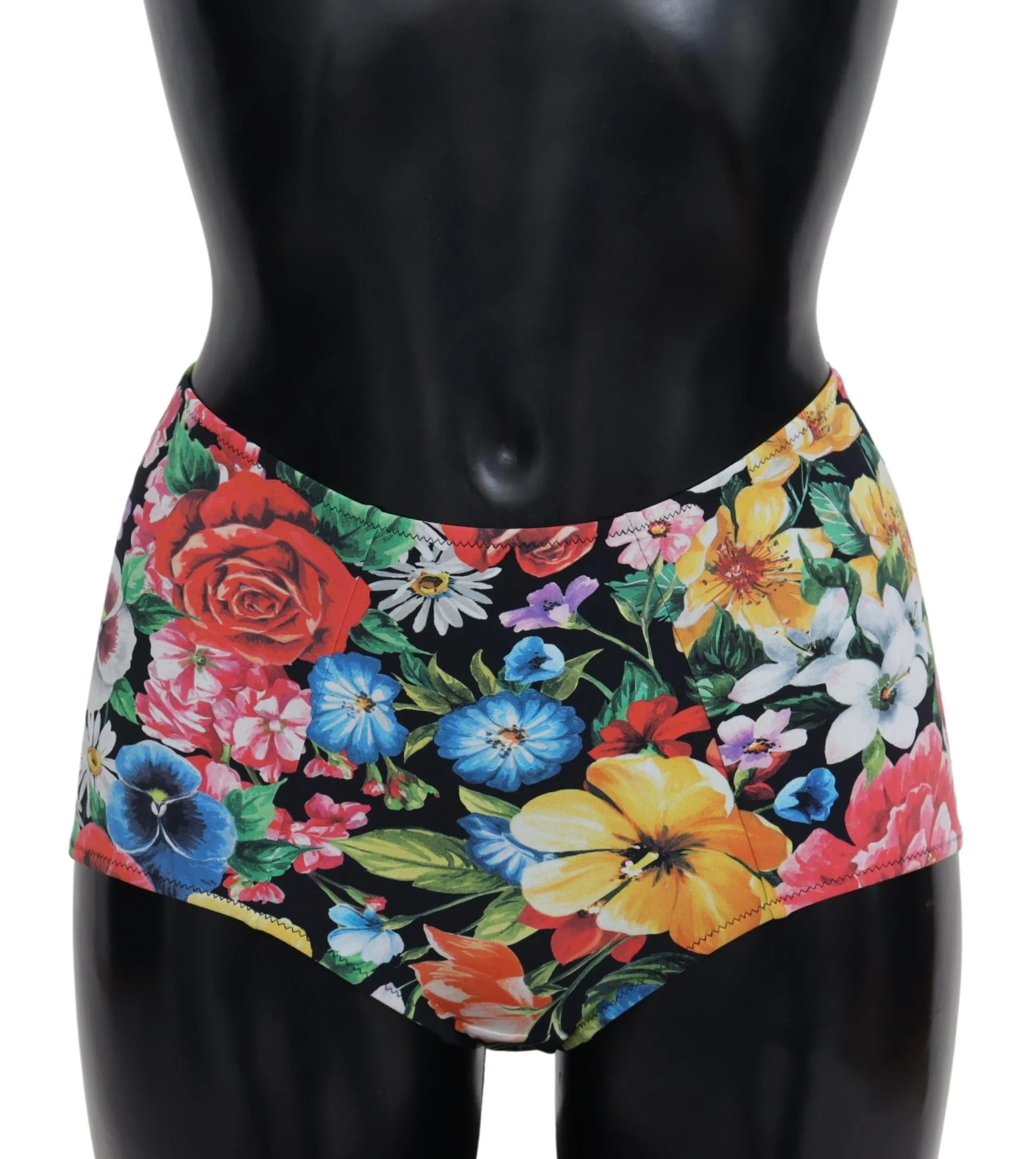 Dolce & Gabbana Women's Floral High Waist Bikini Bottom