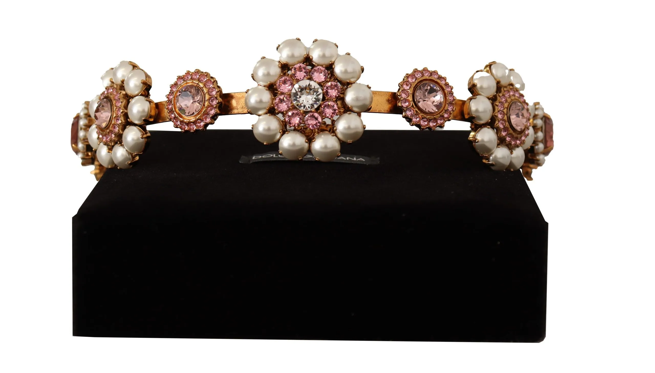Dolce & Gabbana Women's Elegant Crystal Diadem Tiara