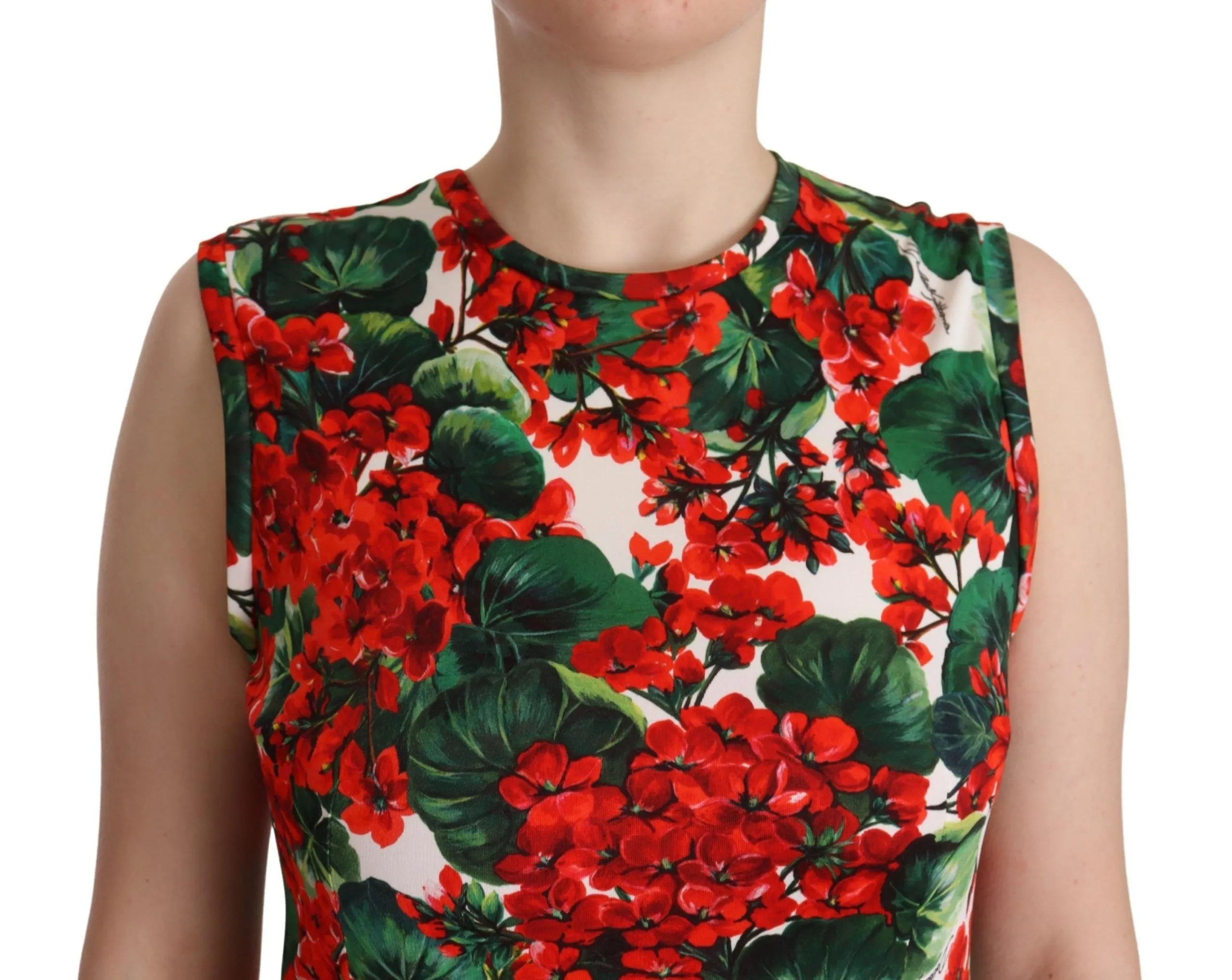 Dolce & Gabbana Women's Elegant Floral Sheath Long Dress