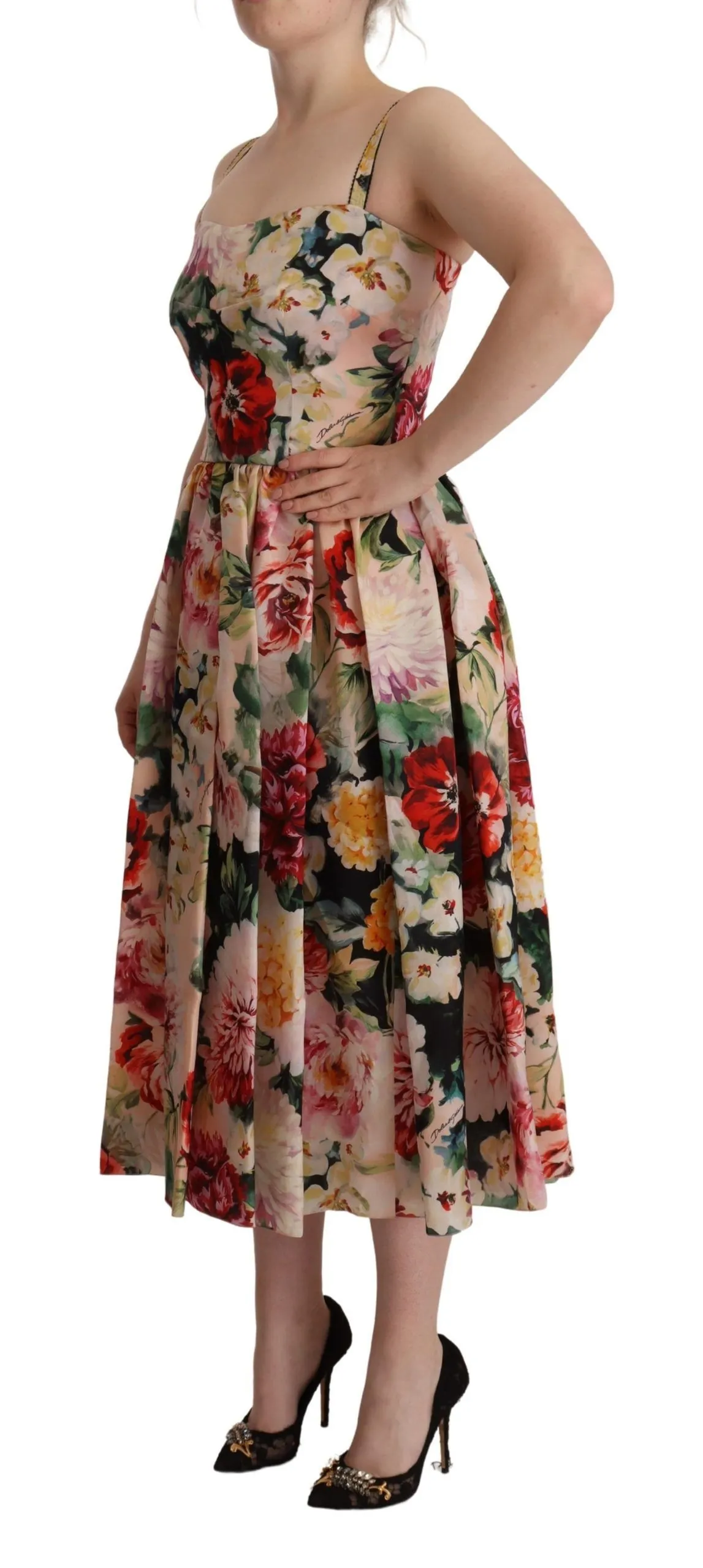 Dolce & Gabbana Women's Floral Silk Maxi Dream Dress