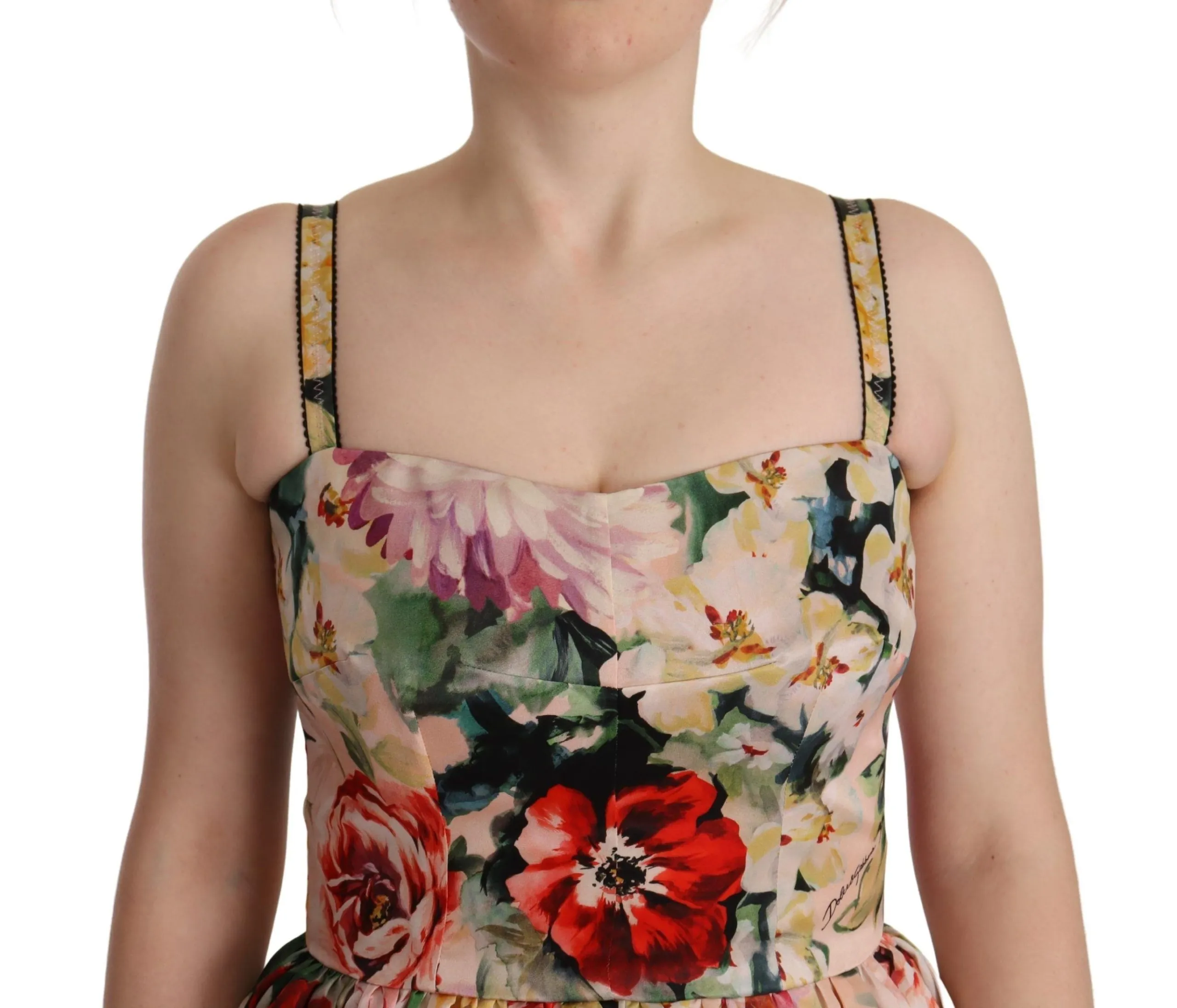 Dolce & Gabbana Women's Floral Silk Maxi Dream Dress