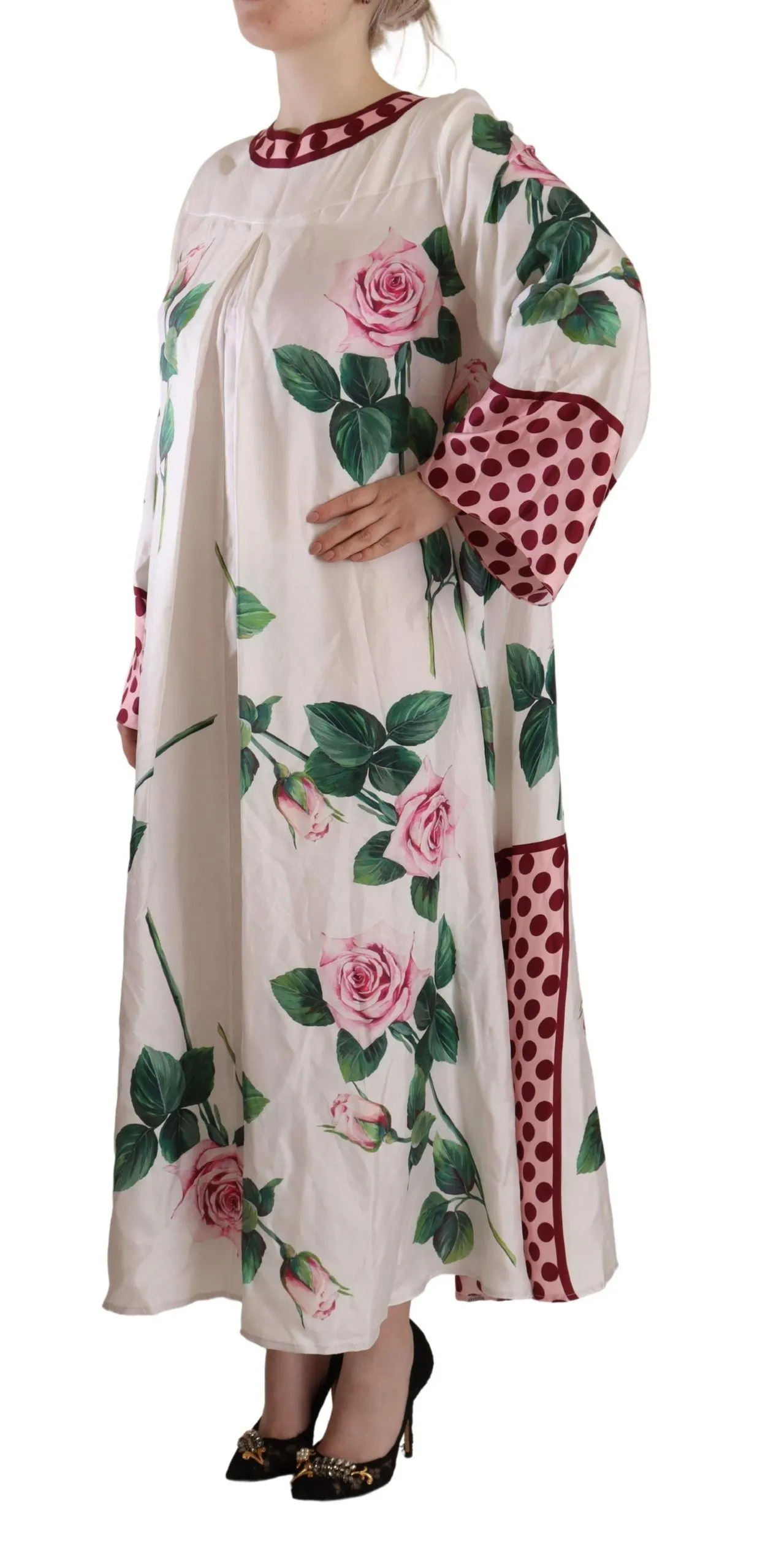 Dolce & Gabbana Women's Floral Silk Kaftan Dress - Blossom Enchantment
