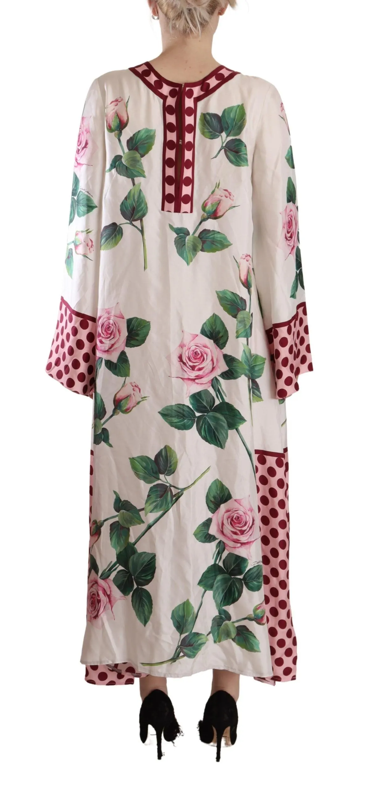 Dolce & Gabbana Women's Floral Silk Kaftan Dress - Blossom Enchantment