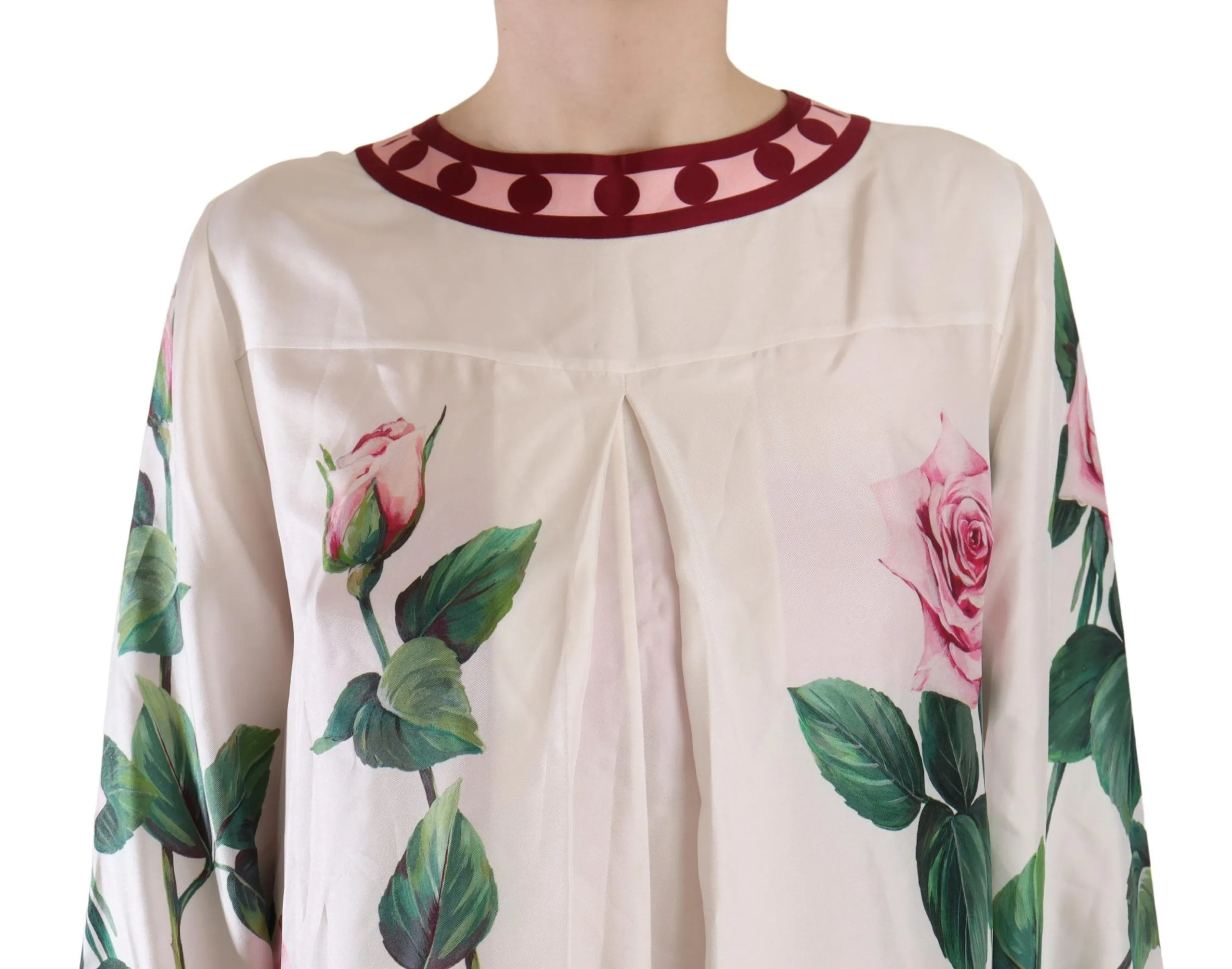 Dolce & Gabbana Women's Floral Silk Kaftan Dress - Blossom Enchantment