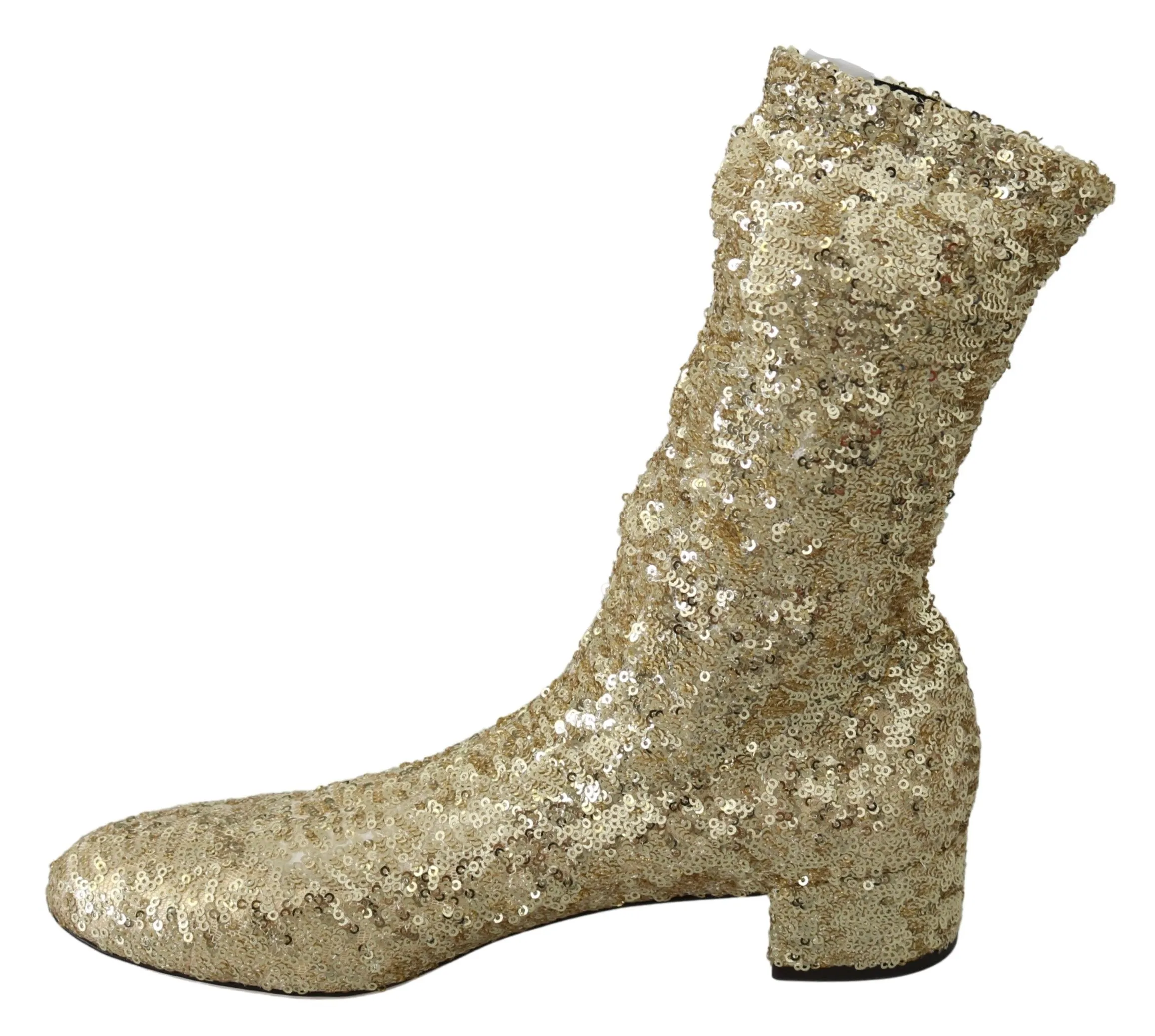 Dolce & Gabbana Women's Golden Elegance Ankle Boots