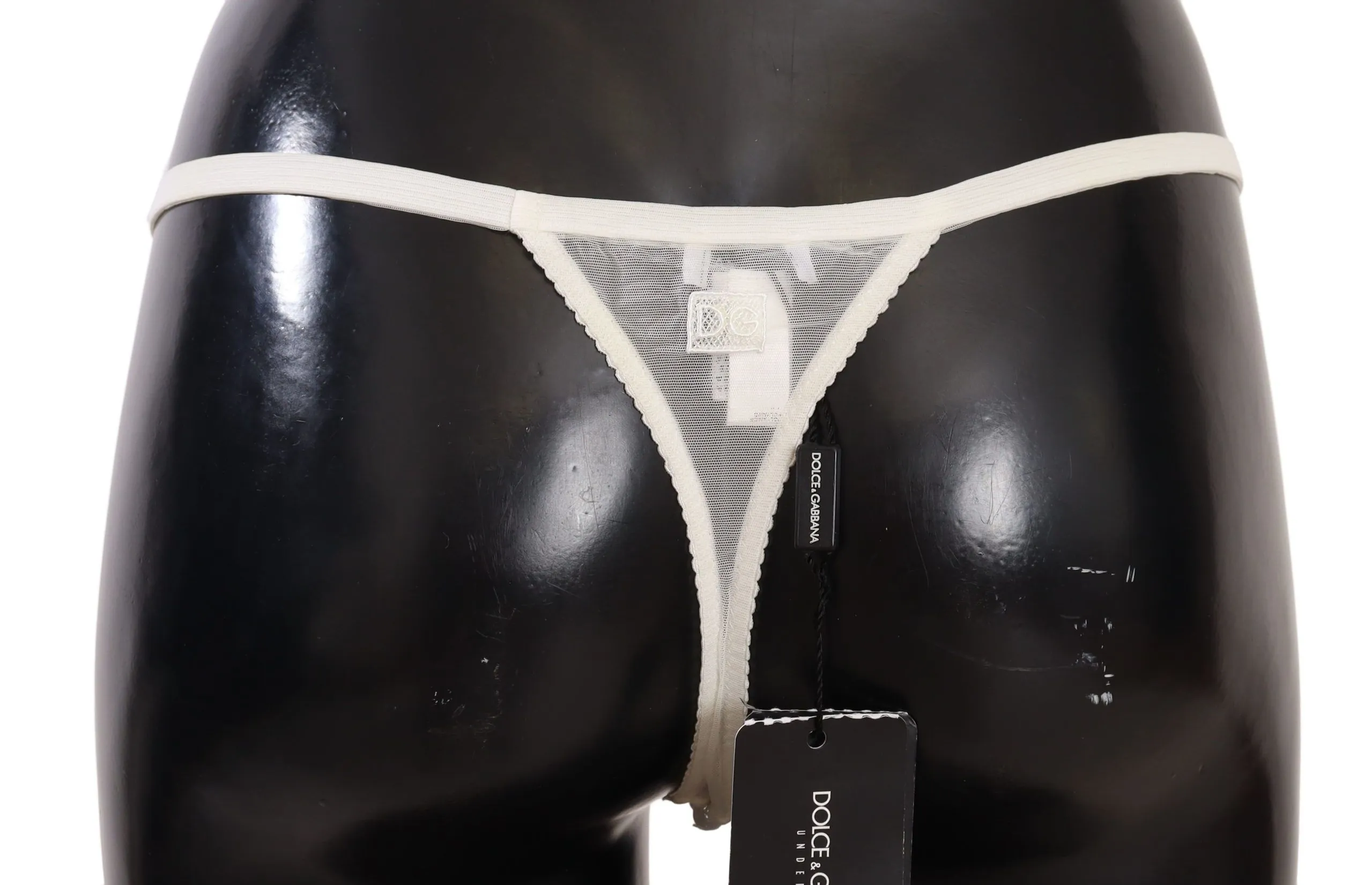 Dolce & Gabbana Women's Elegant White Logo Panty