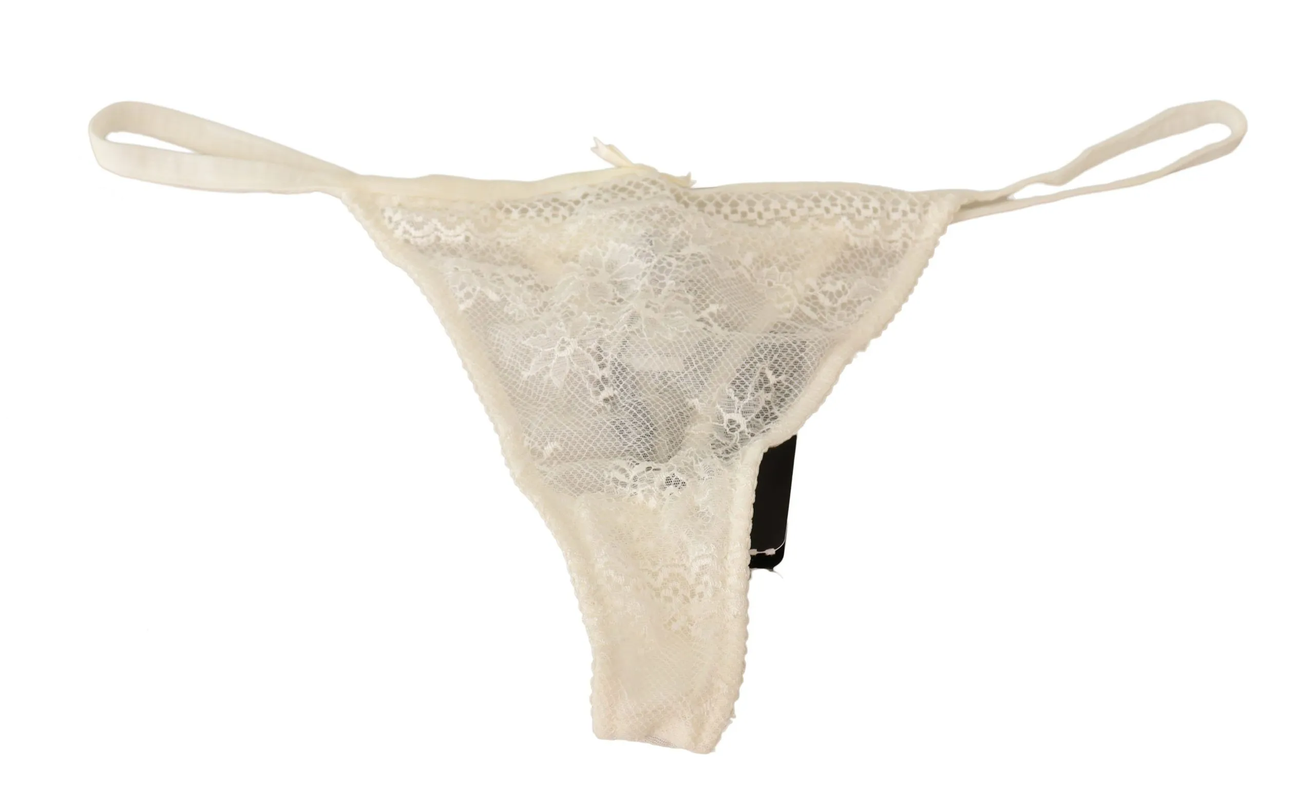 Dolce & Gabbana Women's Elegant White Logo Panty