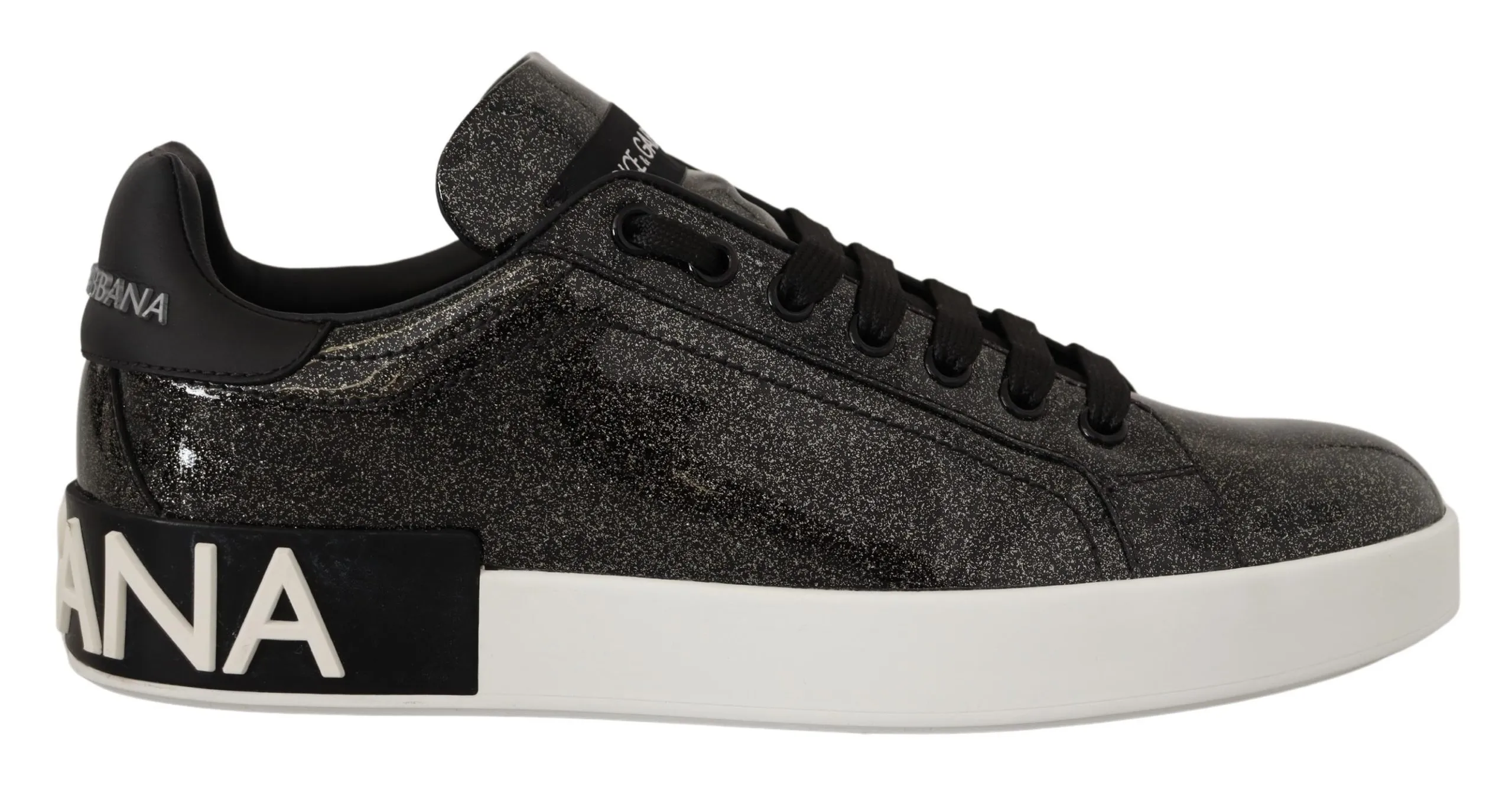 Dolce & Gabbana Women's Chic Portofino Patent Leather Sneakers