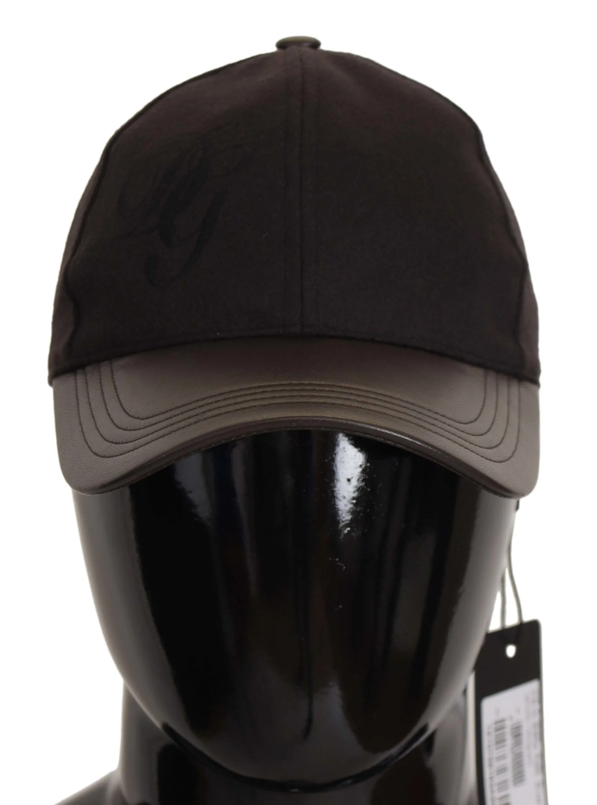 Dolce & Gabbana Men's Elegant Cashmere-Leather Baseball Hat