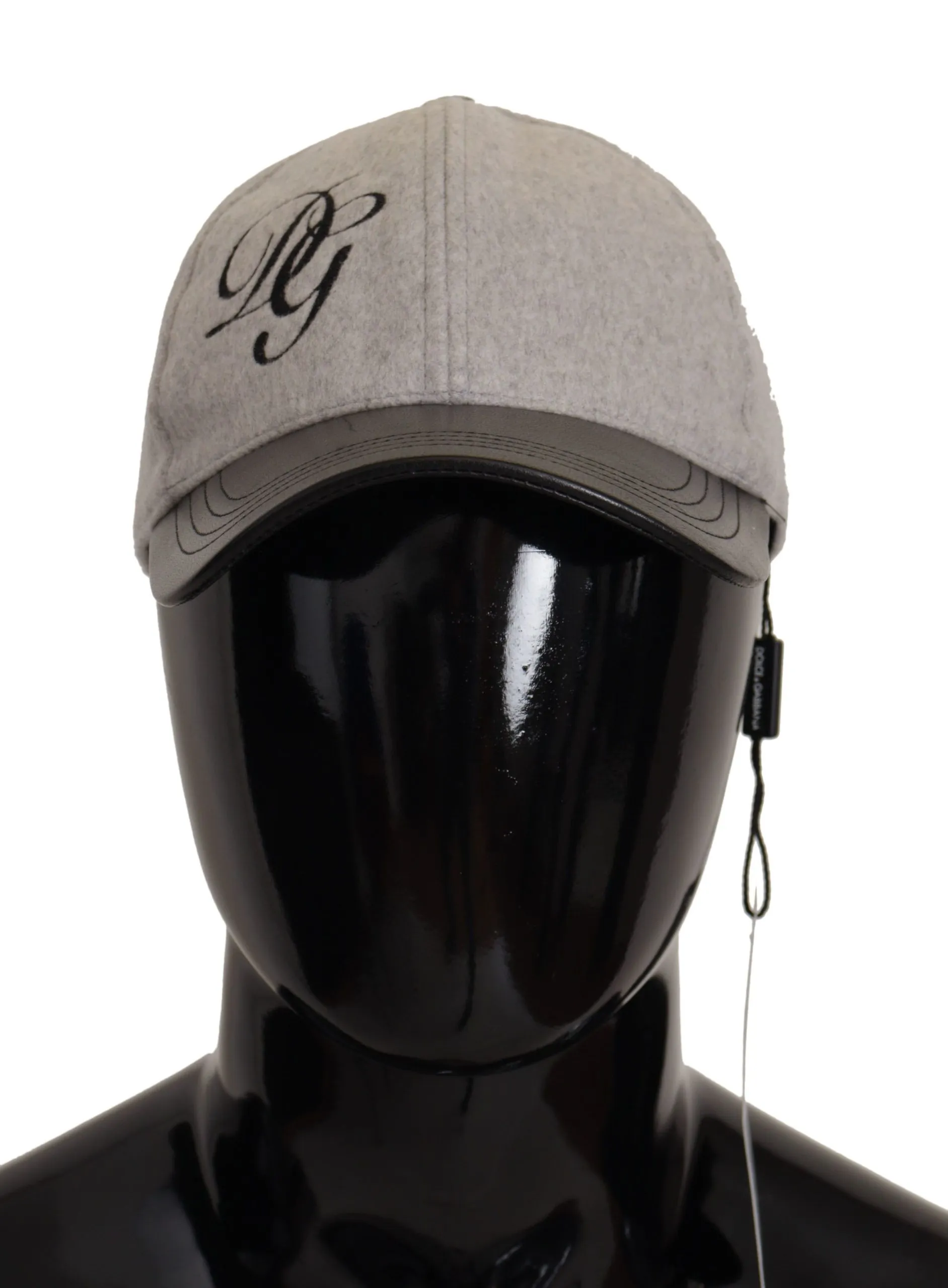 Dolce & Gabbana Men's Elegant Cashmere-Leather Baseball Hat