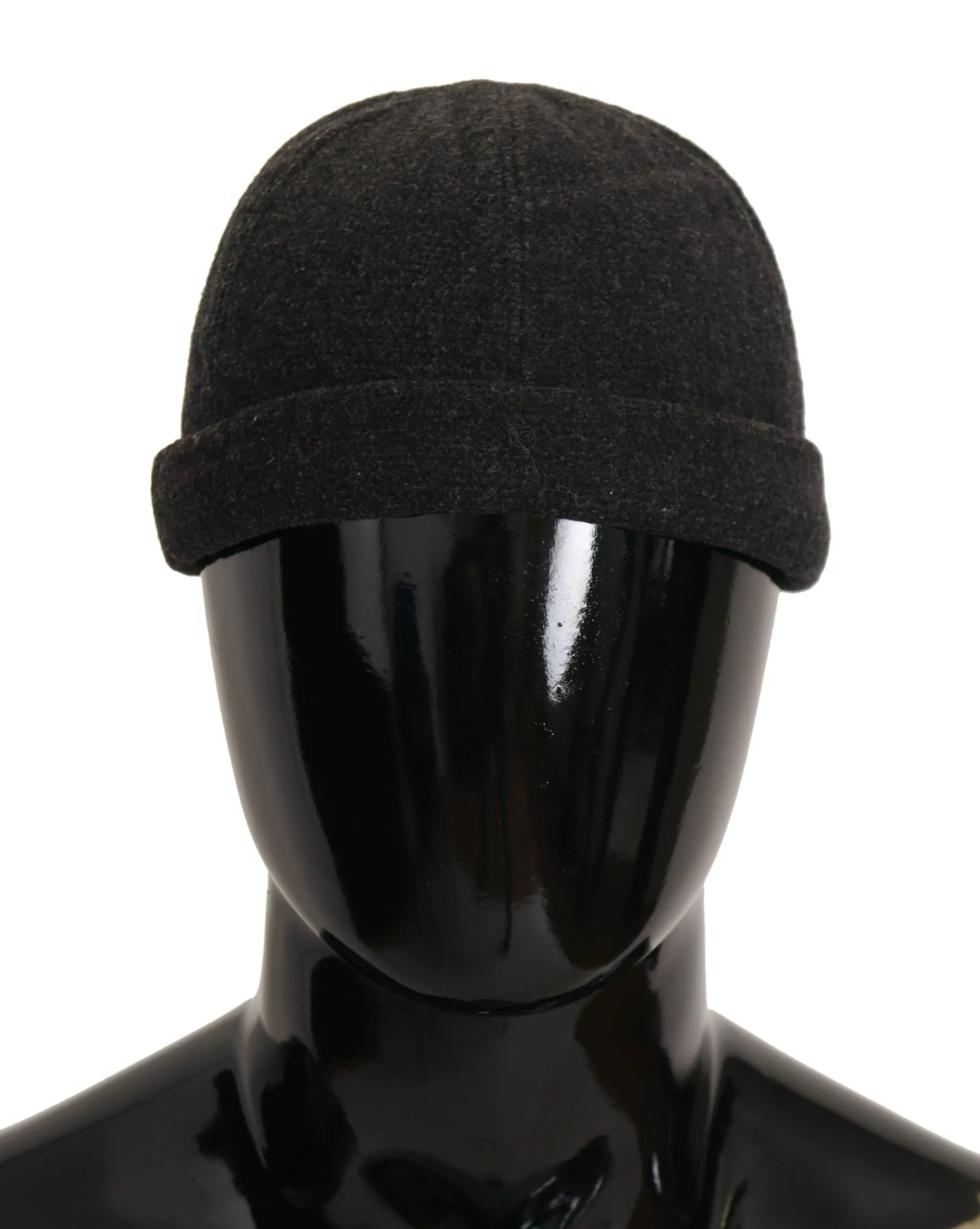 Dolce & Gabbana Men's Chic Black Wool Beanie Hat