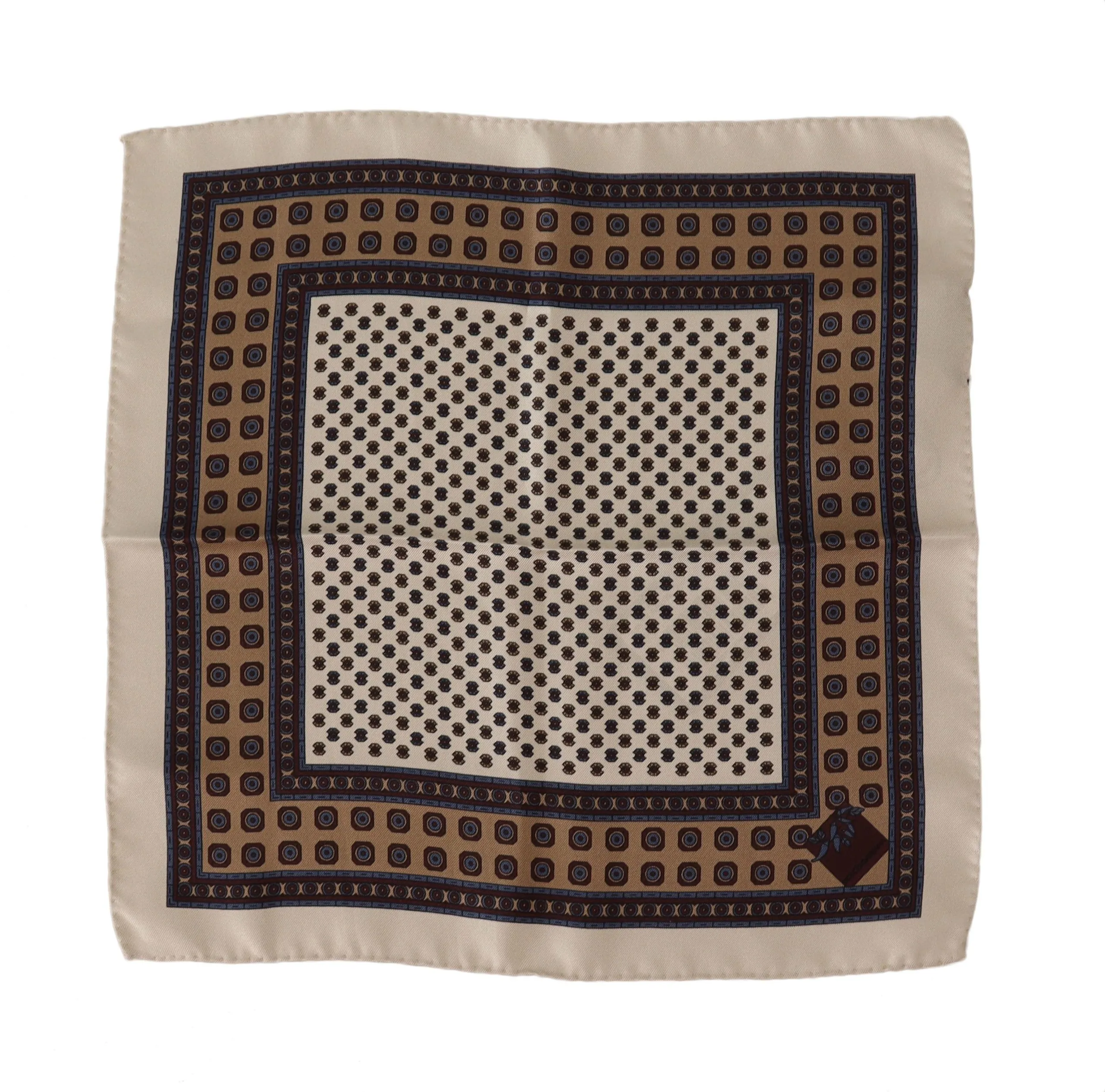 Dolce & Gabbana Men's Elegant Silk Pocket Square Handkerchief