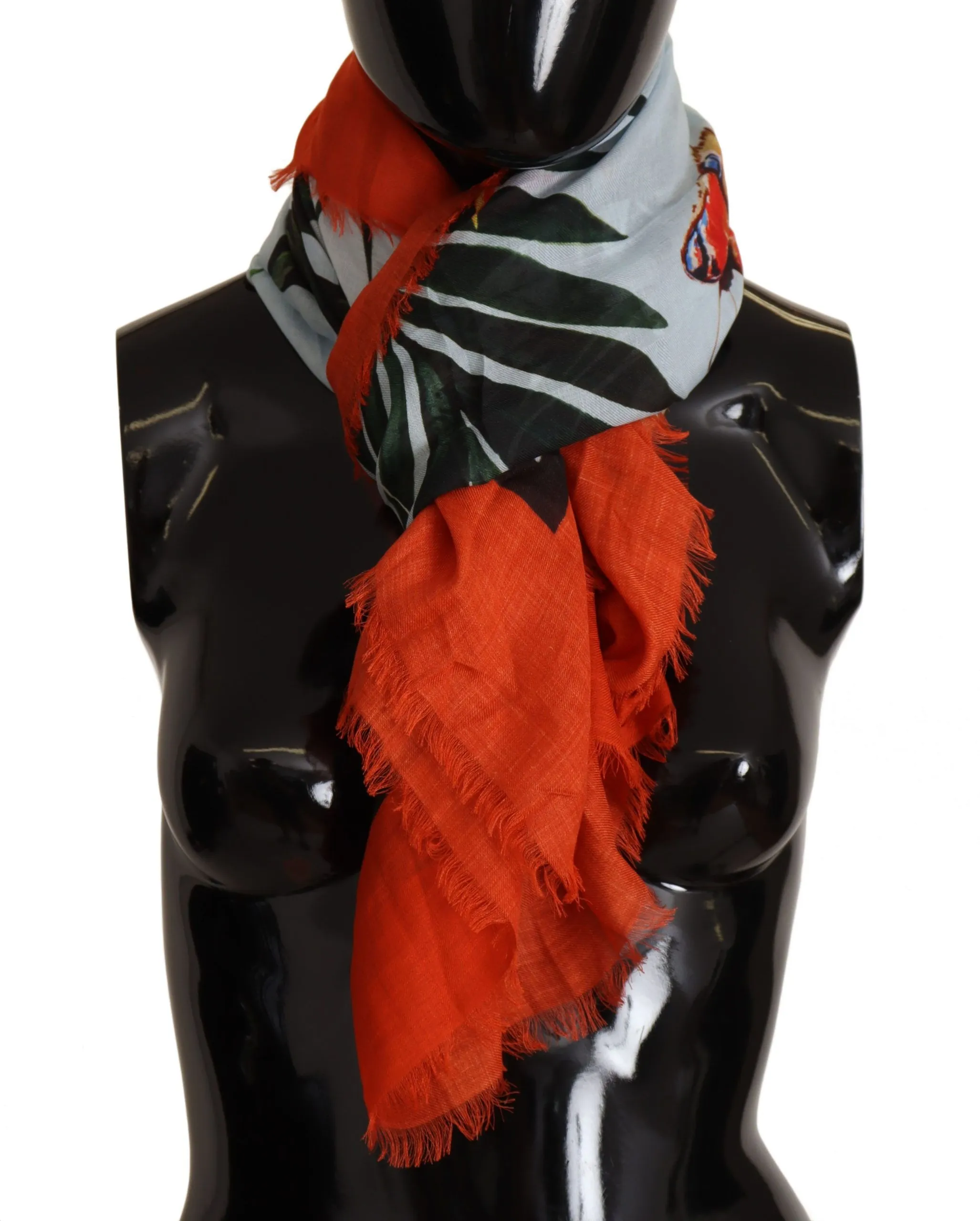 Dolce & Gabbana Women's Luxurious Leopard Print Modal-Cashmere Scarf