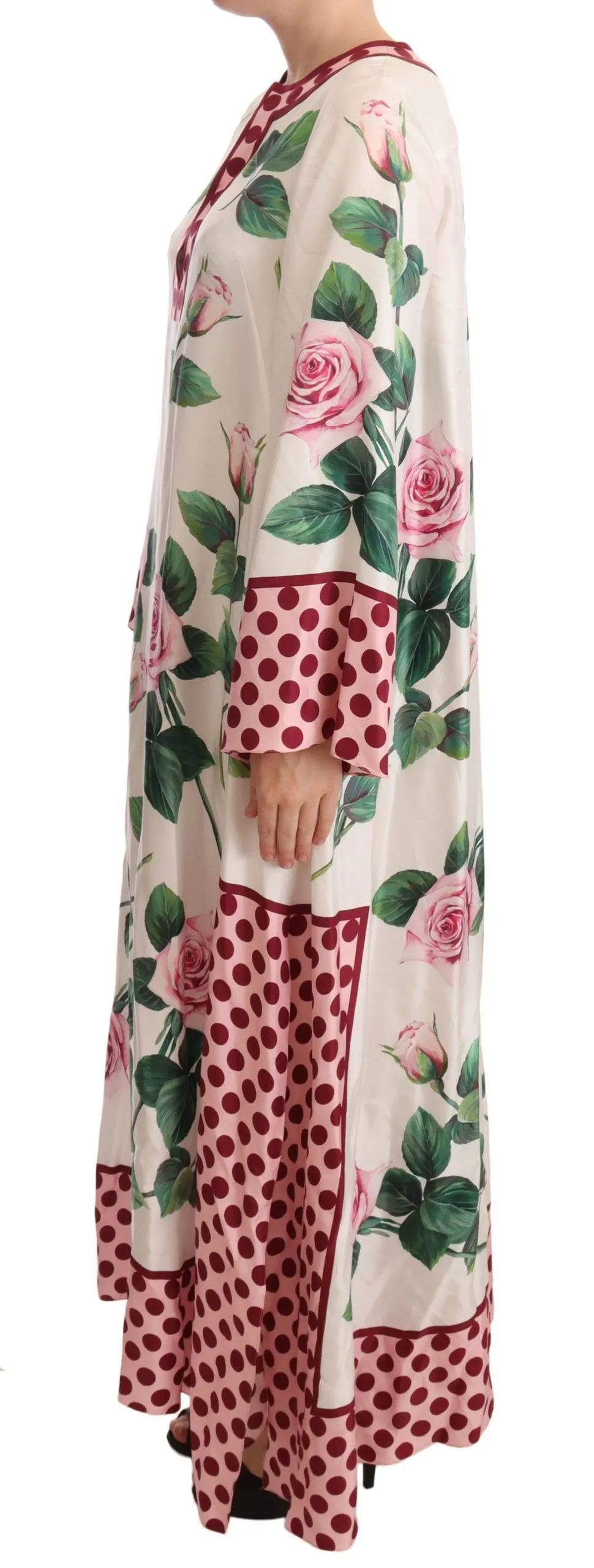 Dolce & Gabbana Women's Exquisite Floral Silk Kaftan Dress