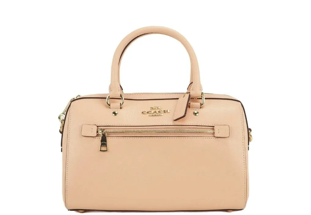COACH Women's (79946) Rowan Faded Blush Medium Satchel Crossbody Bag