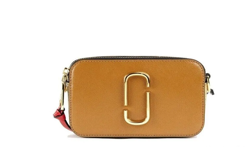 Marc Jacobs Women's The Snapshot Bag Colorblock Saffiano Leather Cathay Shoulder Purse