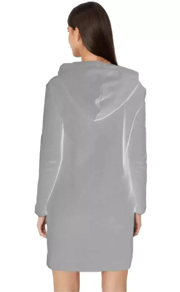 Love Moschino Women's Chic Cotton Sweatshirt Dress with Logo Detail