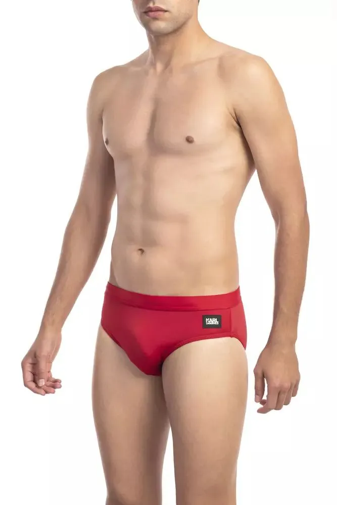 Karl Lagerfeld Men's Elegant Monocolor Mens Swim Briefs