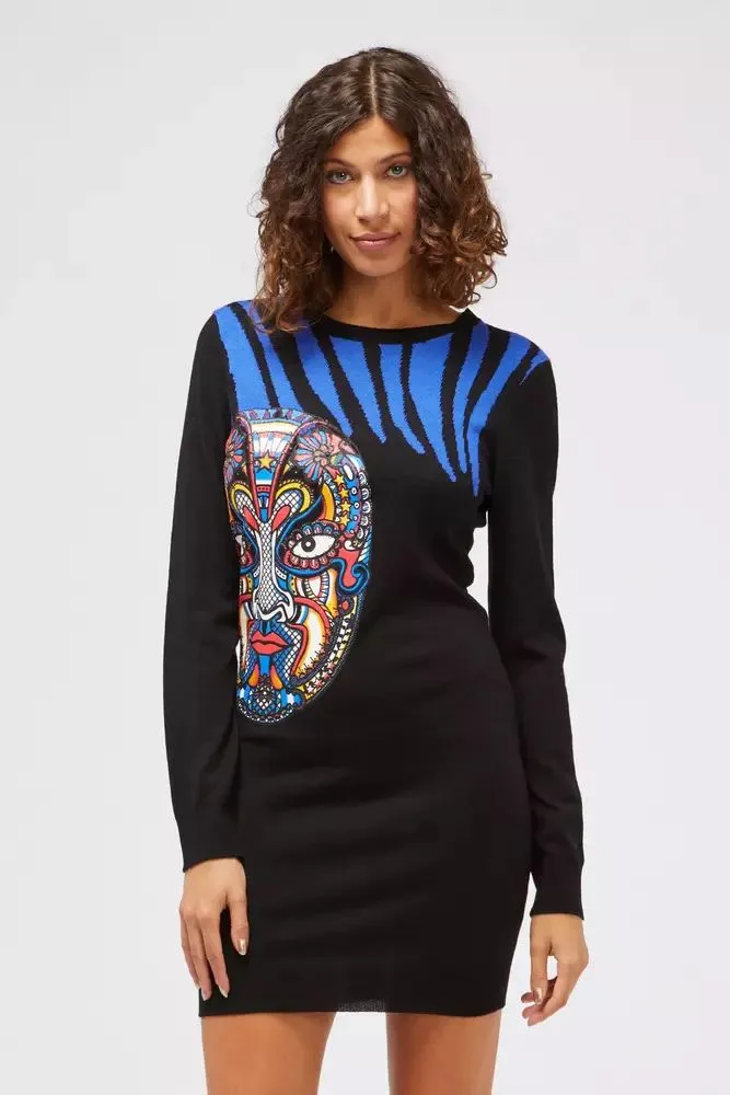 Custo Barcelona Women's Oriental Print Elastic Short Dress