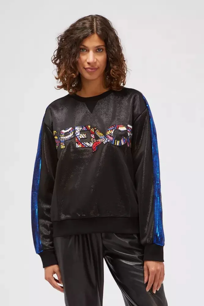 Custo Barcelona Women's Chic Embellished Side Band Sweatshirt
