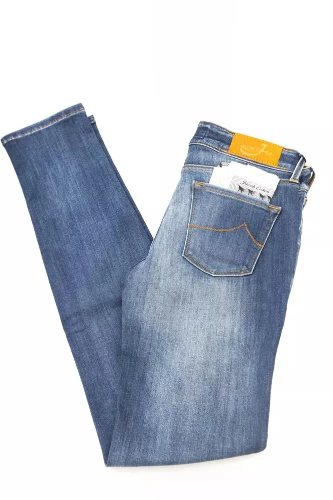 Jacob Cohen Women's Sophisticated Blue Denim Elegance