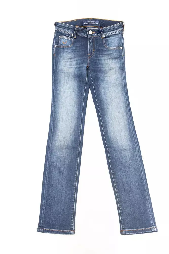 Jacob Cohen Women's Sophisticated Blue Denim Elegance