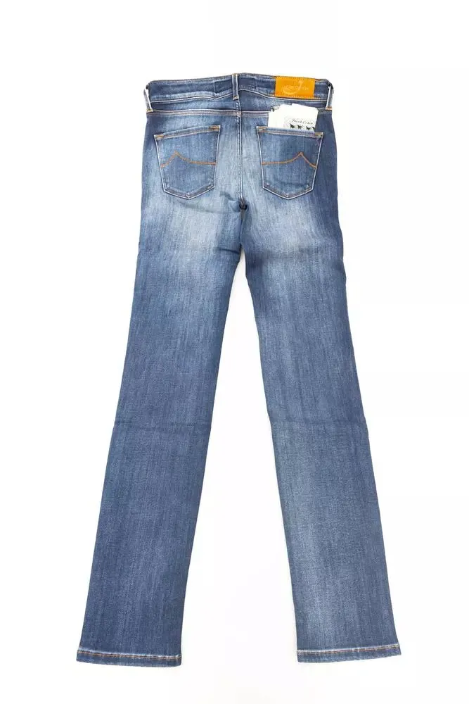 Jacob Cohen Women's Sophisticated Blue Denim Elegance