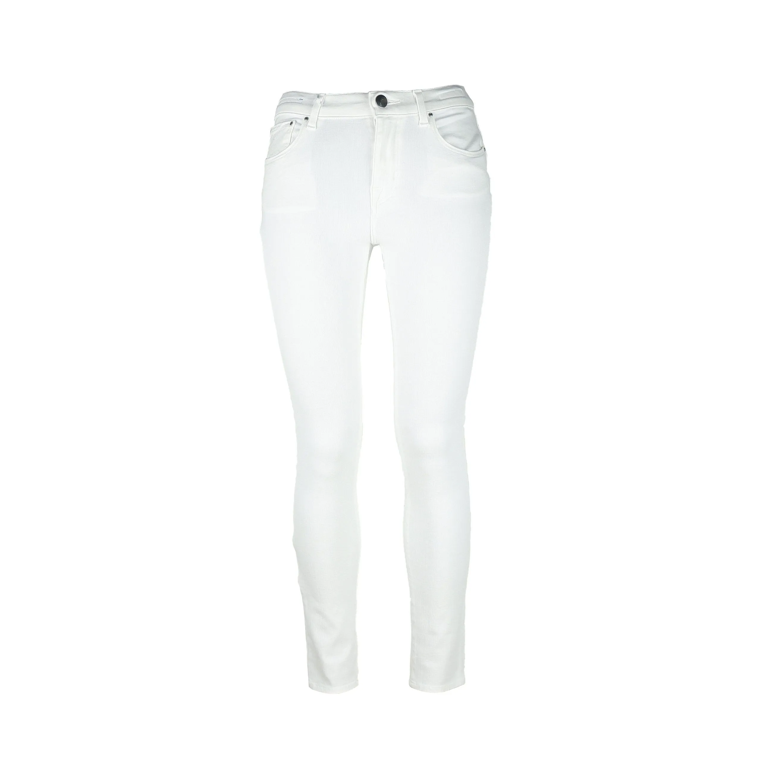 Jacob Cohen Women's Elegant White Gilda Ladies' Jeans with Pony Skin Patch