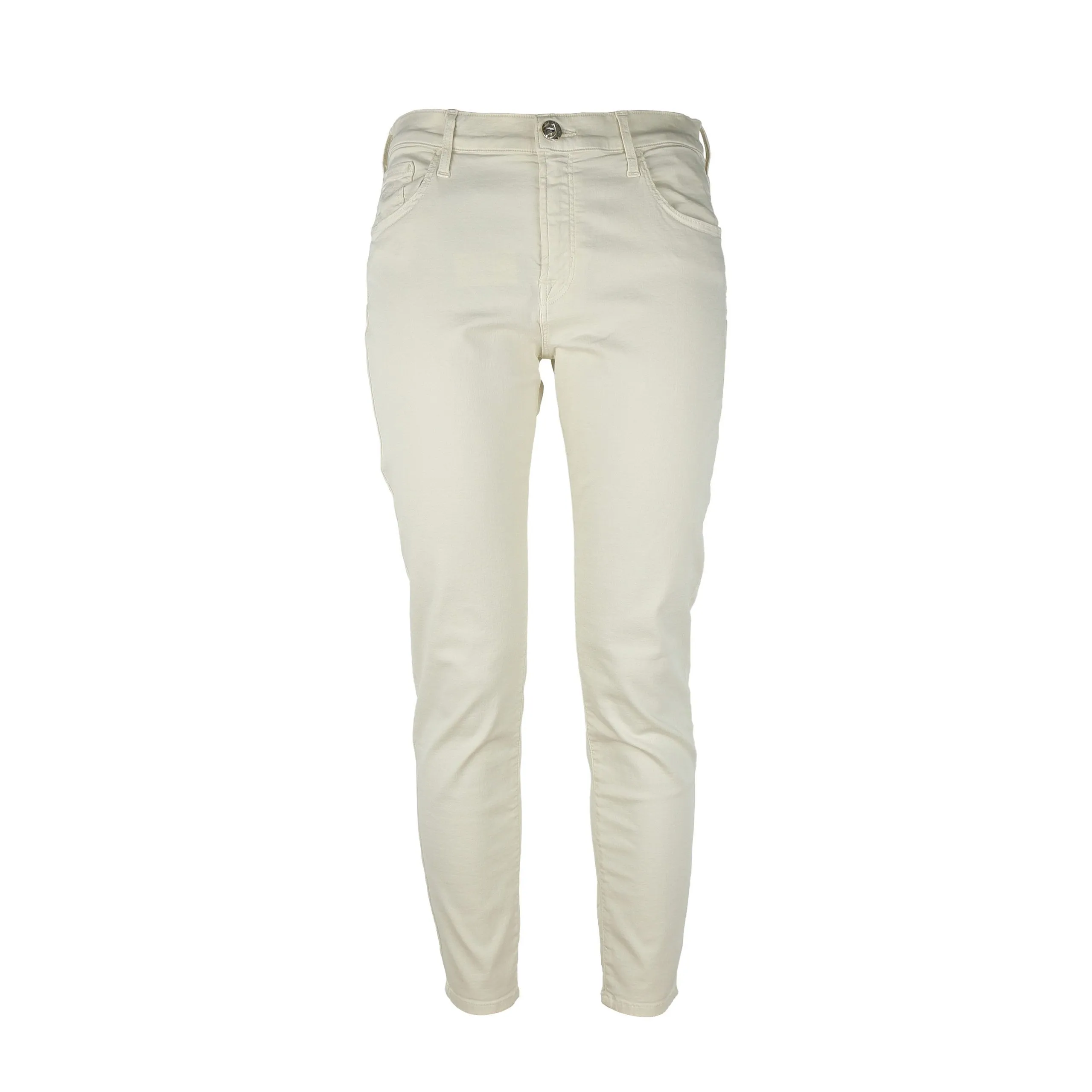 Jacob Cohen Women's Chic Kimberly Crop Trousers with Pony Skin Patch